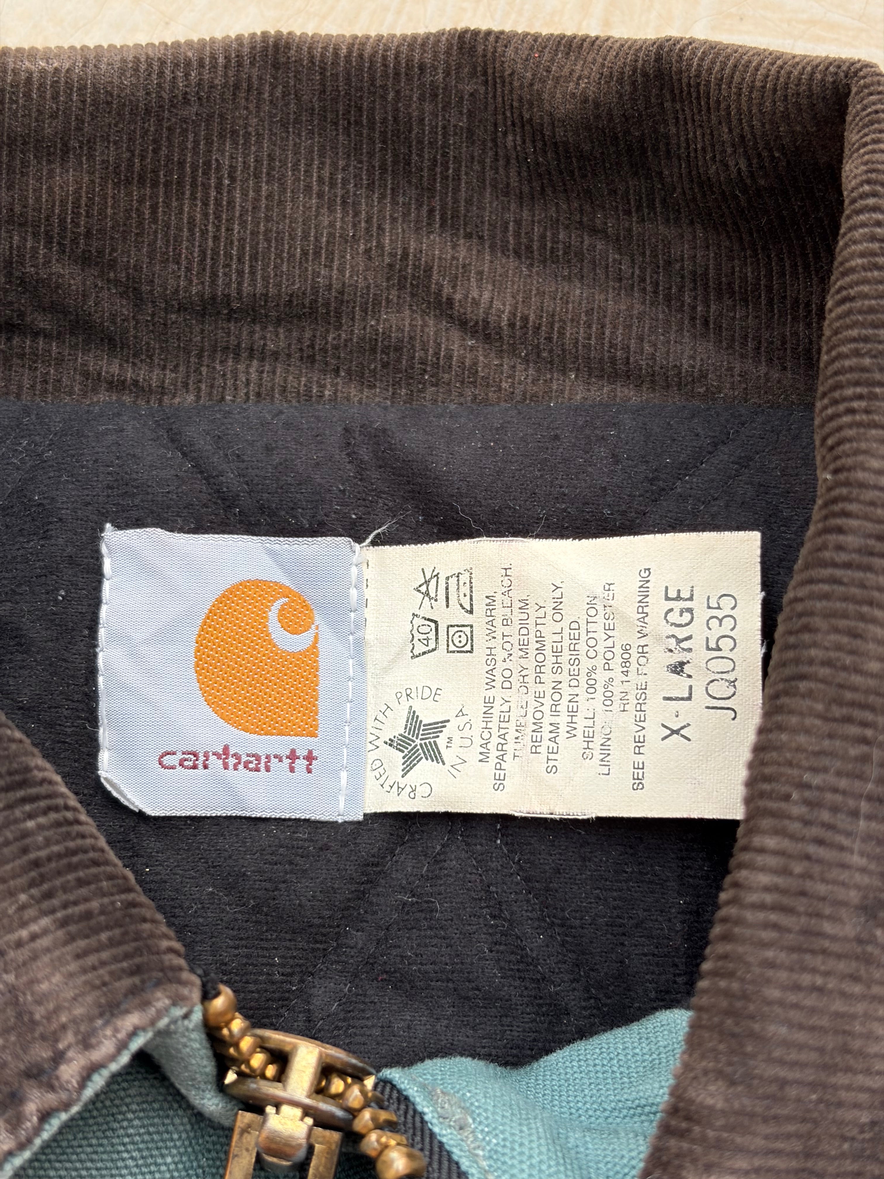Vintage 90s 1995 Carhartt Aztec Jacket JQ0535 L