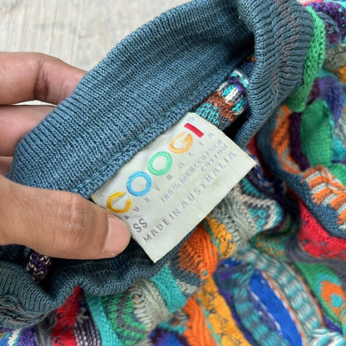 Vintage 90s Coogi 3D Knitwear L