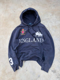 Vintage Polo Ralph Lauren England Hoodie – Polo horse Equestrian Graphic S/M
