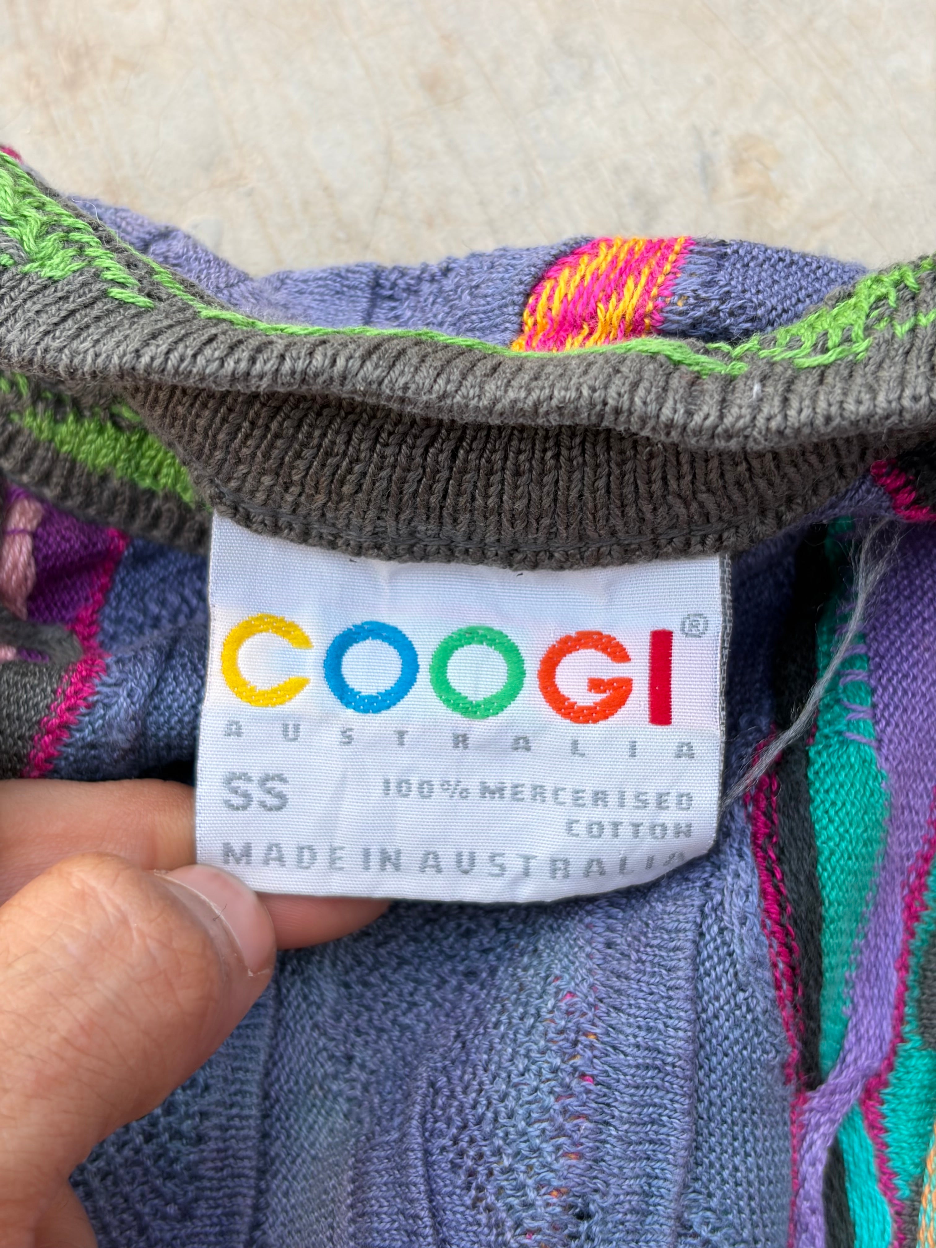 Vintage 90s Coogi Australia Mercerised Cotton Knit Sweater SS