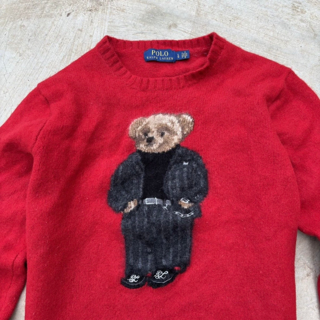 Vintage Polo Bear Ralph Lauren Knitwear M