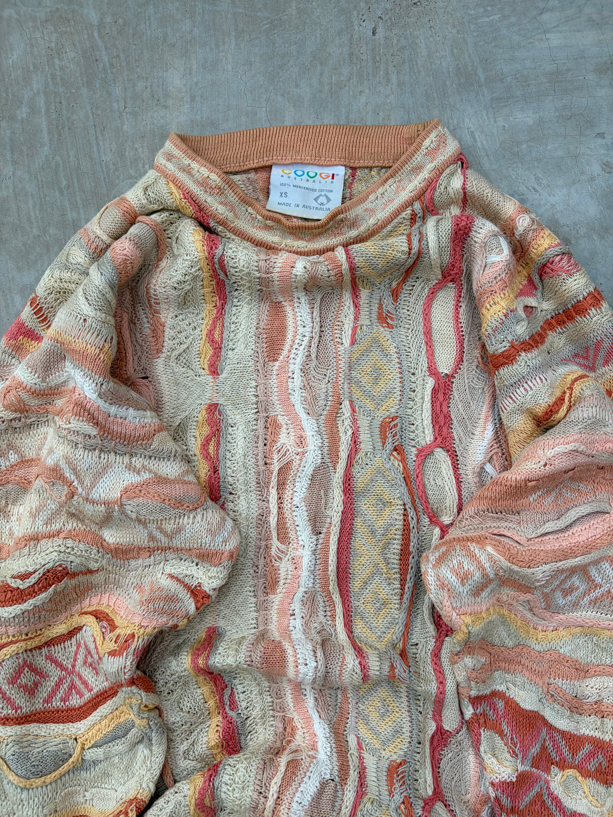 Vintage COOGI Australia 3D Knit Sweater XS/S