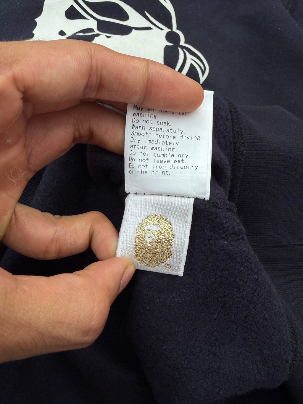 Vintage Bape Pirates Hoodie XS