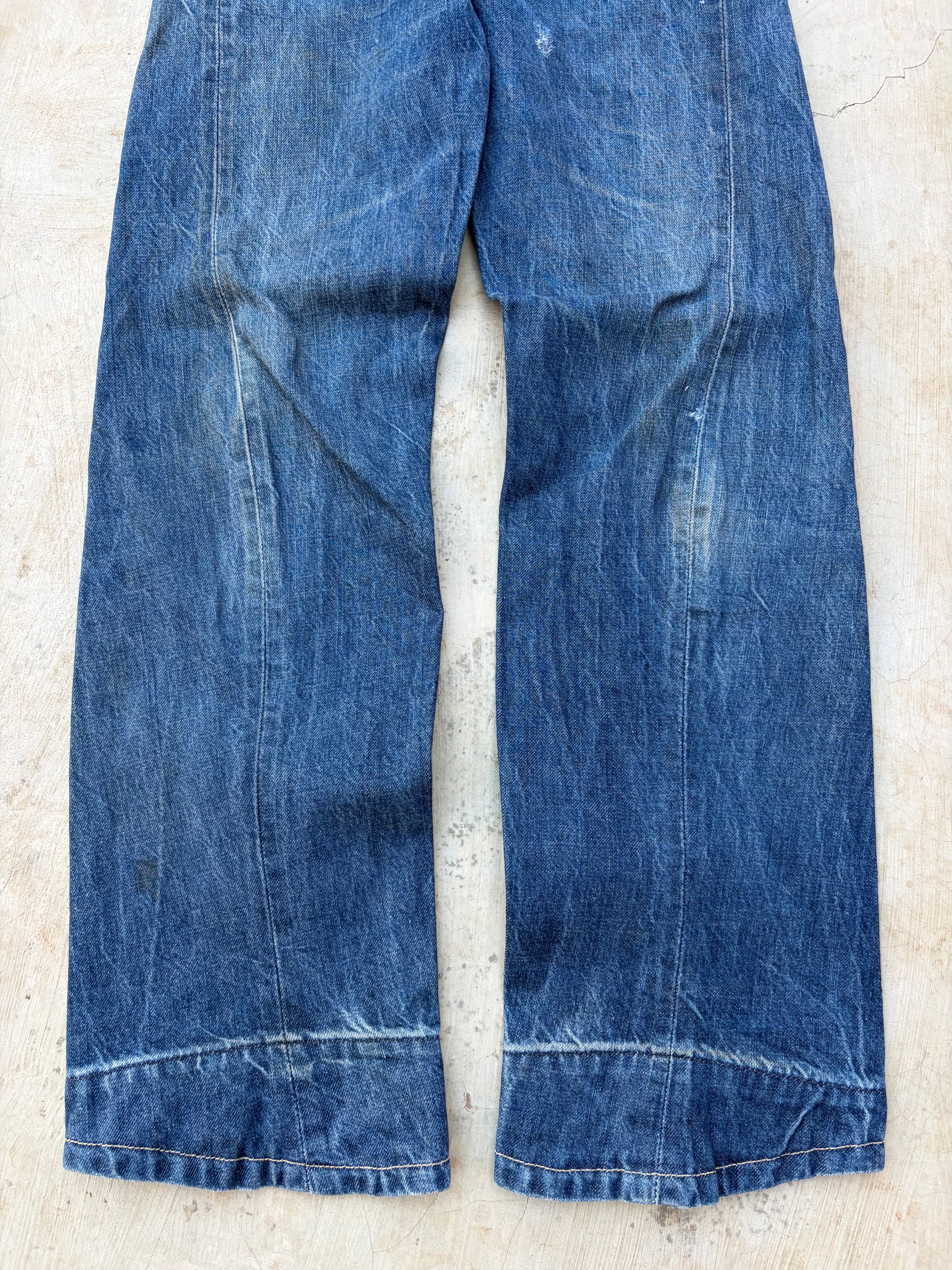 Vintage Levi’s 503 Denim Jeans Faded Blue Straight Leg 28