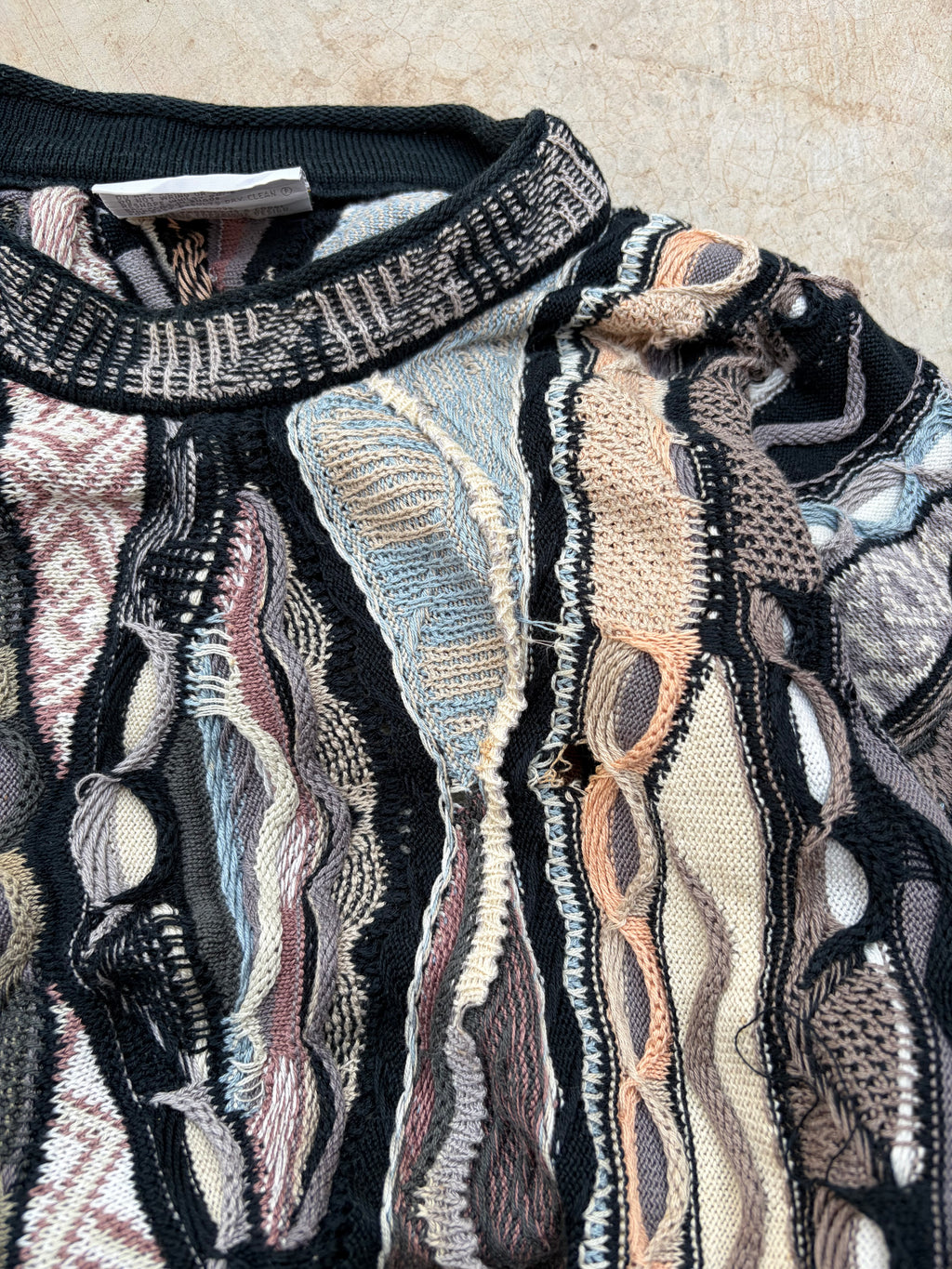 Vintage 90s Coogi 3D Knit Sweater L