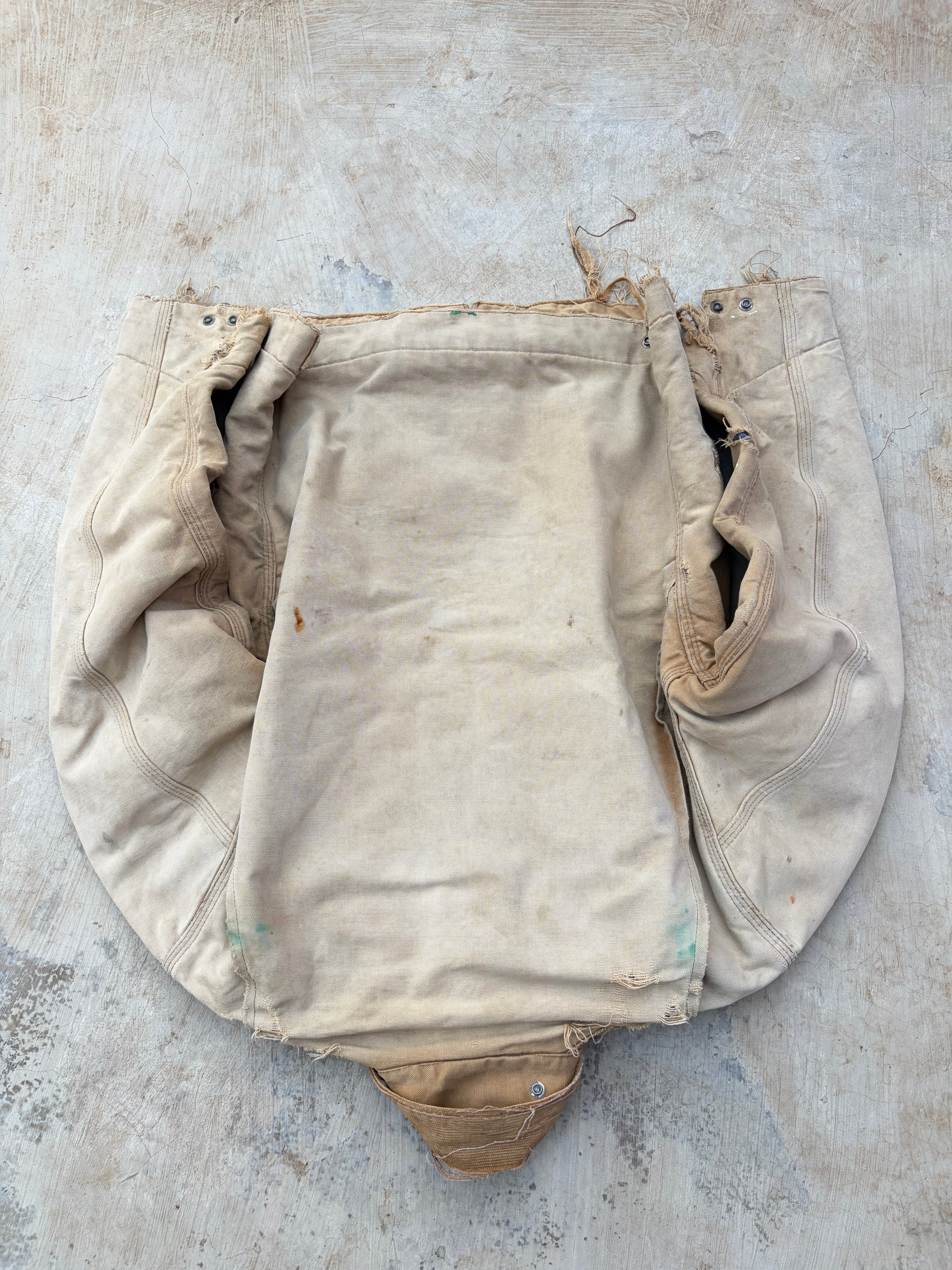 Vintage 90s Sunfaded Thrashed Carhartt Detroit Jacket M