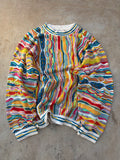 Vintage 90s COOGI Australia 3D Mercerised Cotton Knit Sweater Size L