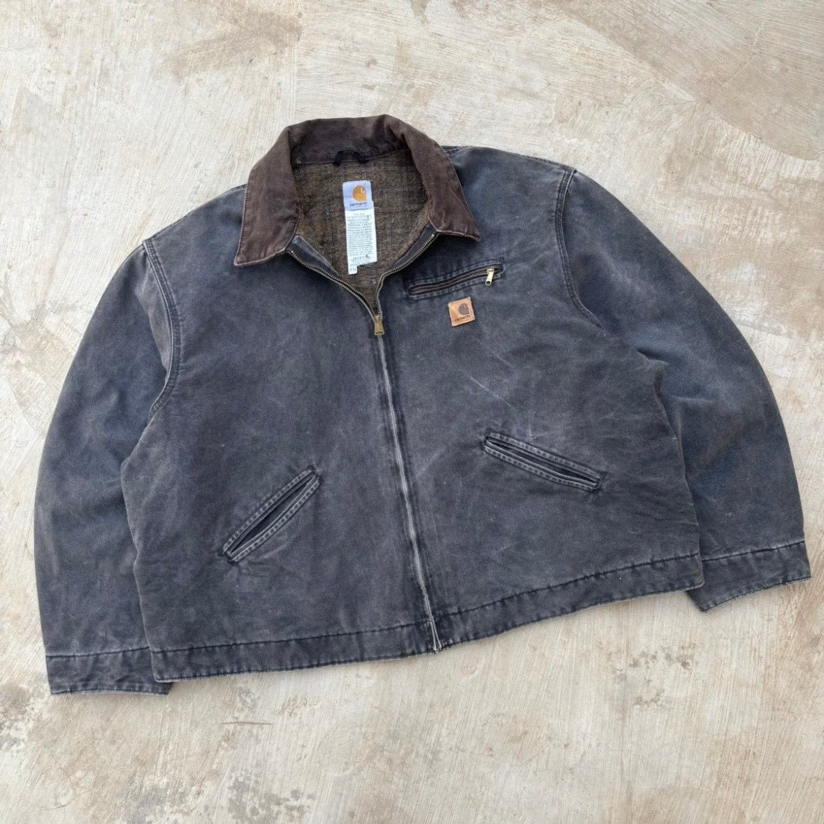 Vintage 00s Carhartt Detroit Jacket J97 BLK 2XL