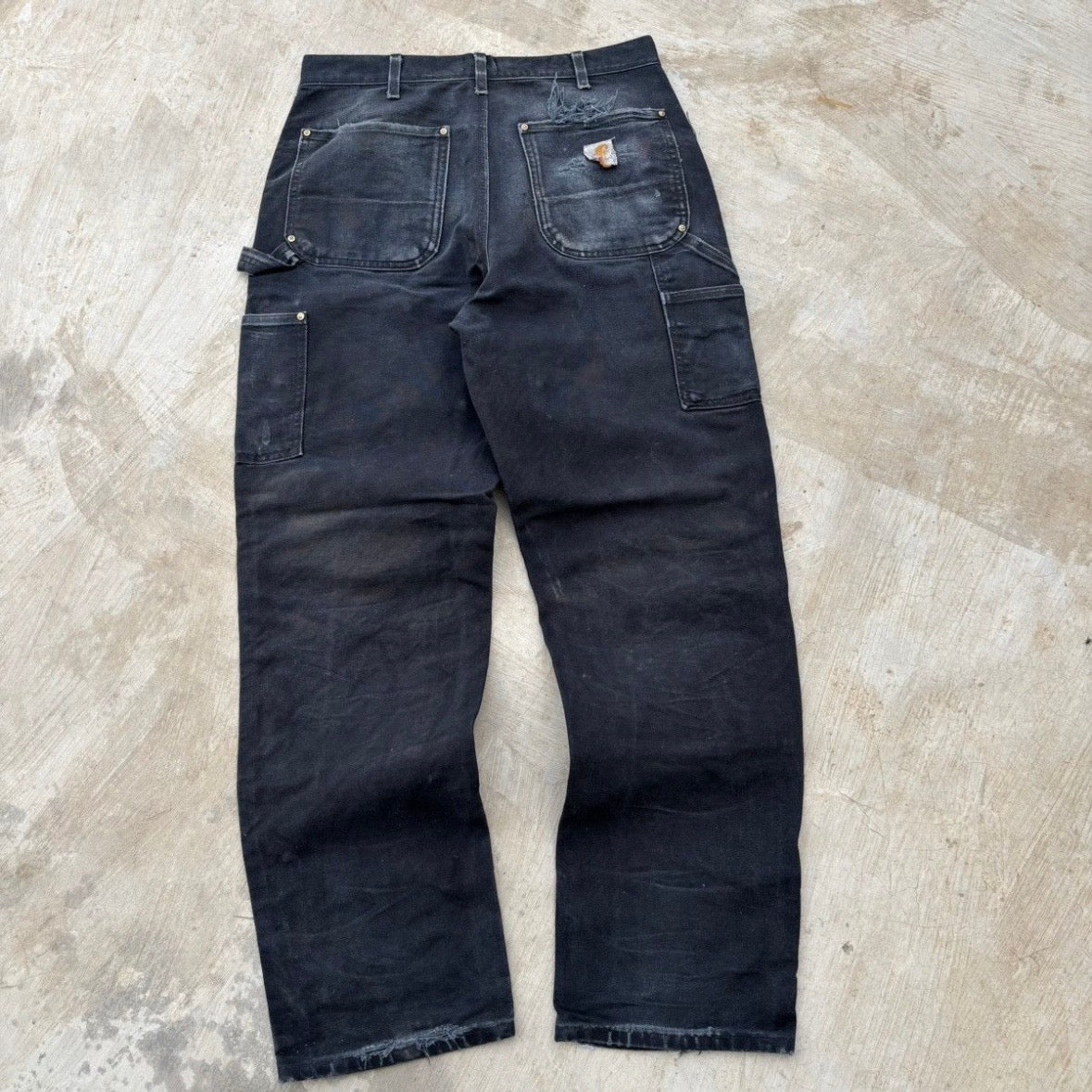 Vintage 00s Carhartt Double Knee B01 BLK 34