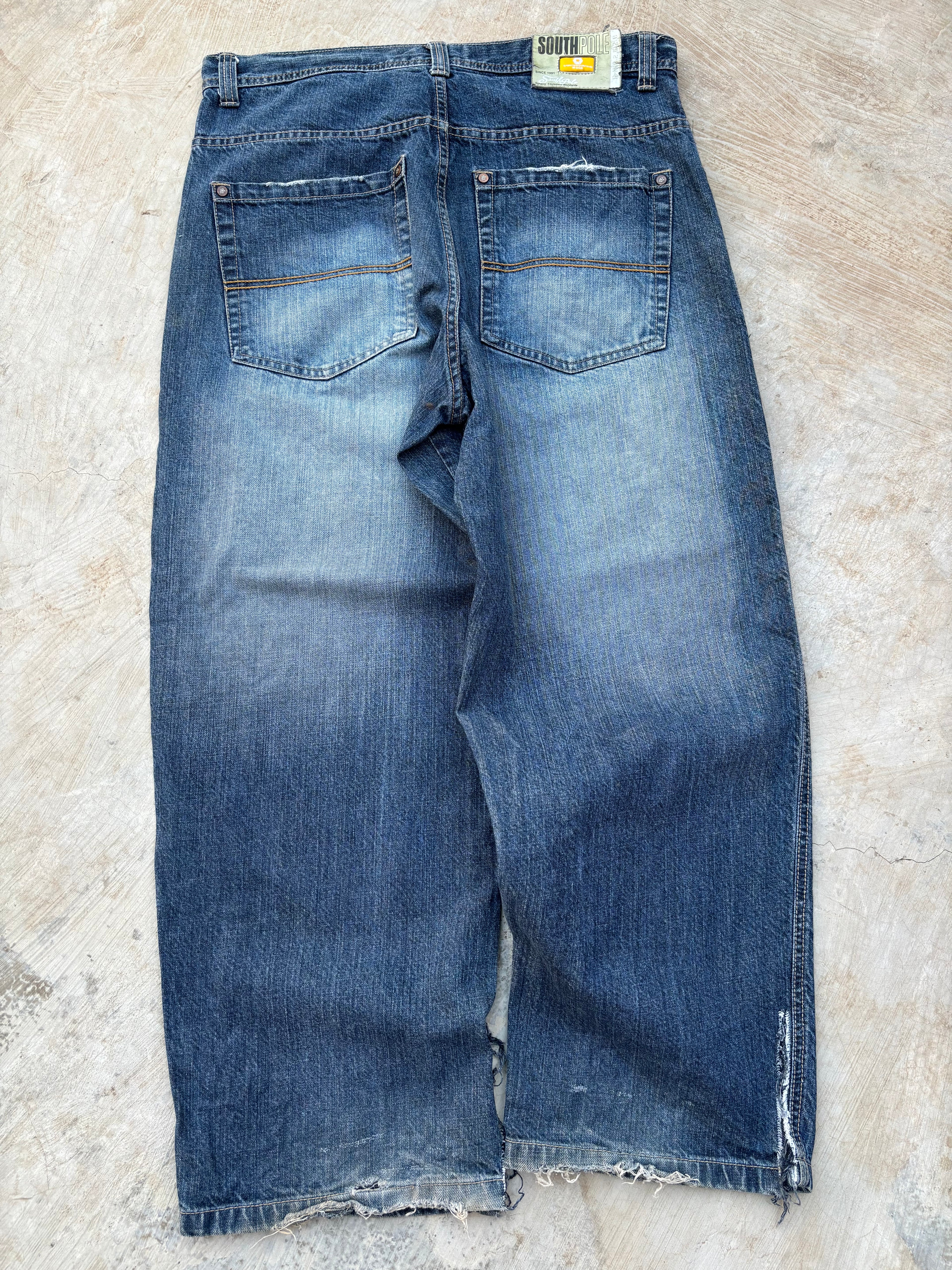 Vintage 90s SouthPole Yellow Tabs 36