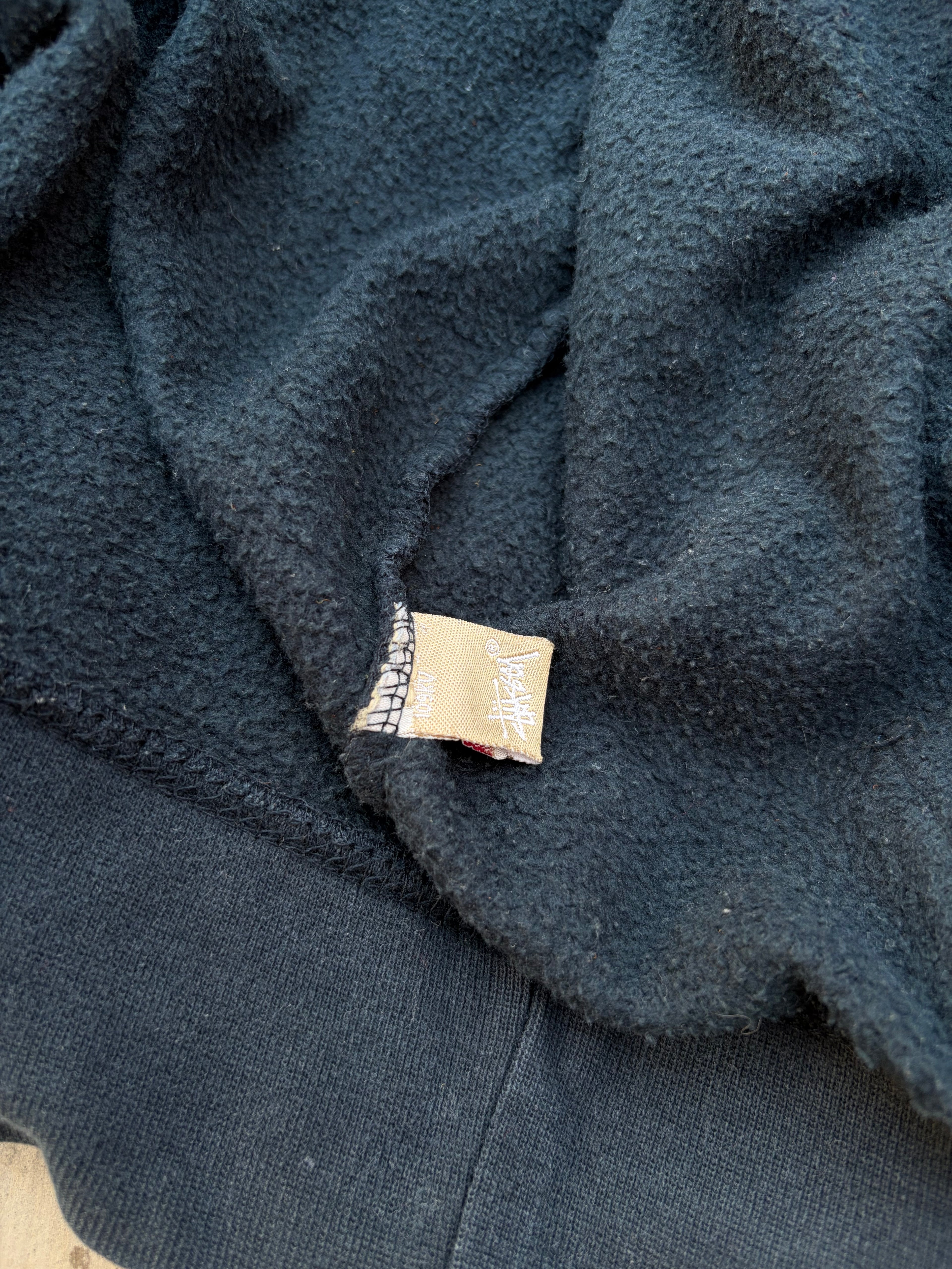 Vintage 2000s Stussy Athletics NYC Zip Hoodie S