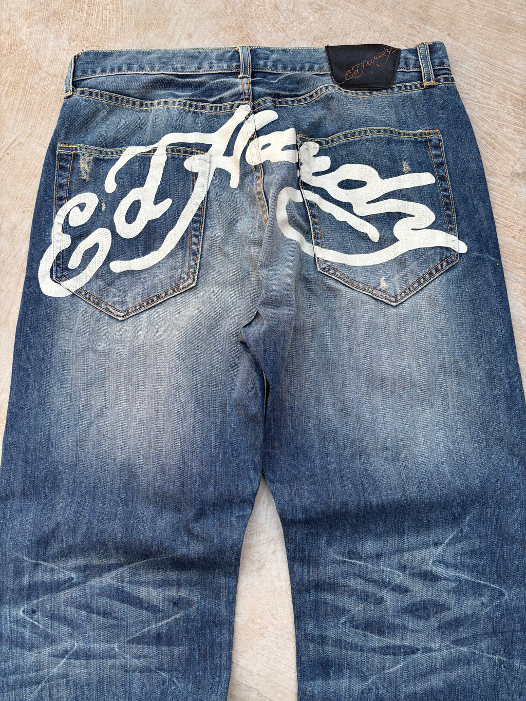 Vintage 00s Edhardy Y2k Spellout Pant 36