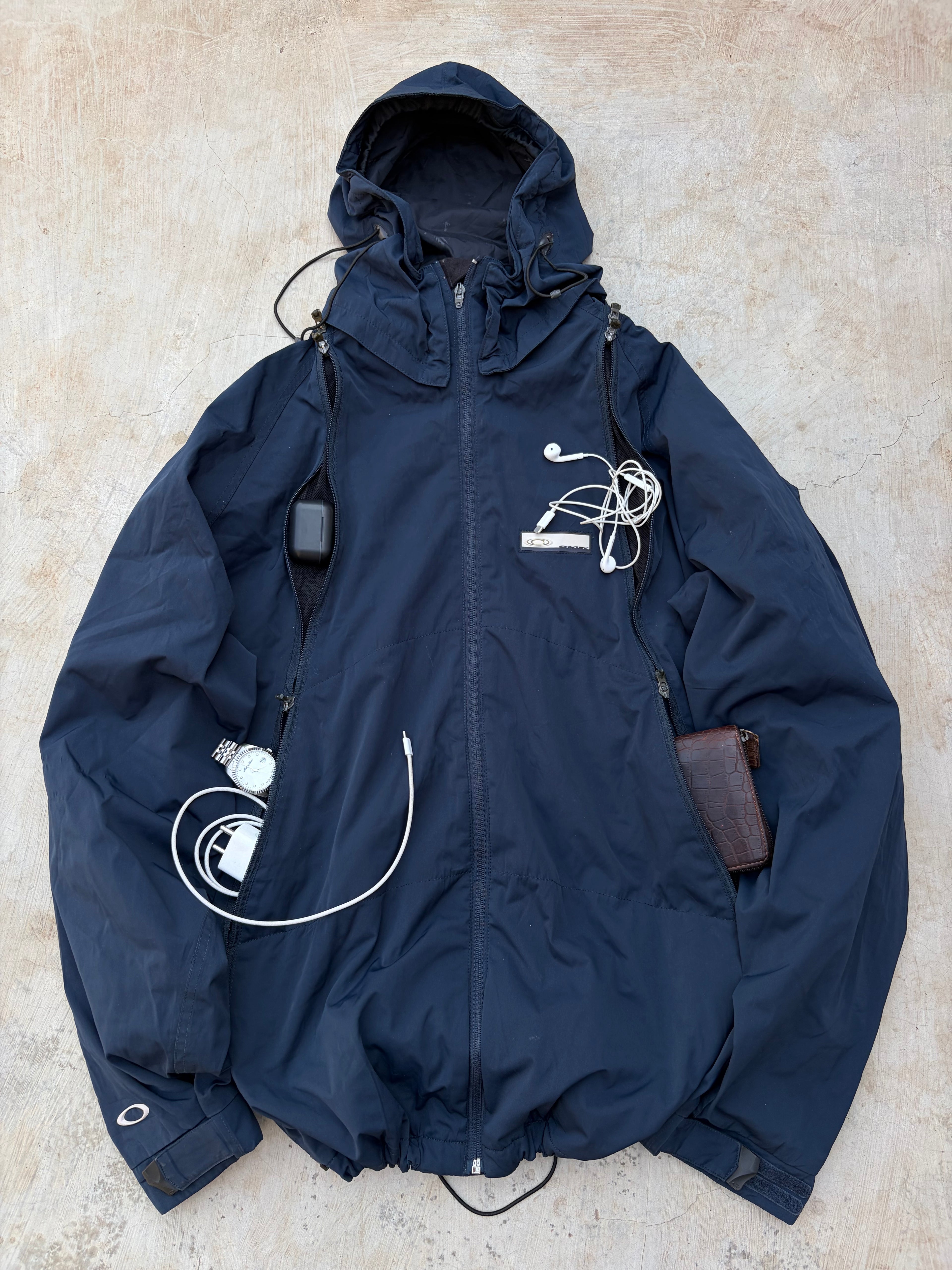 Vintage 2006 Oakley Nitro Fuel 2 Technical Jacket Navy XL