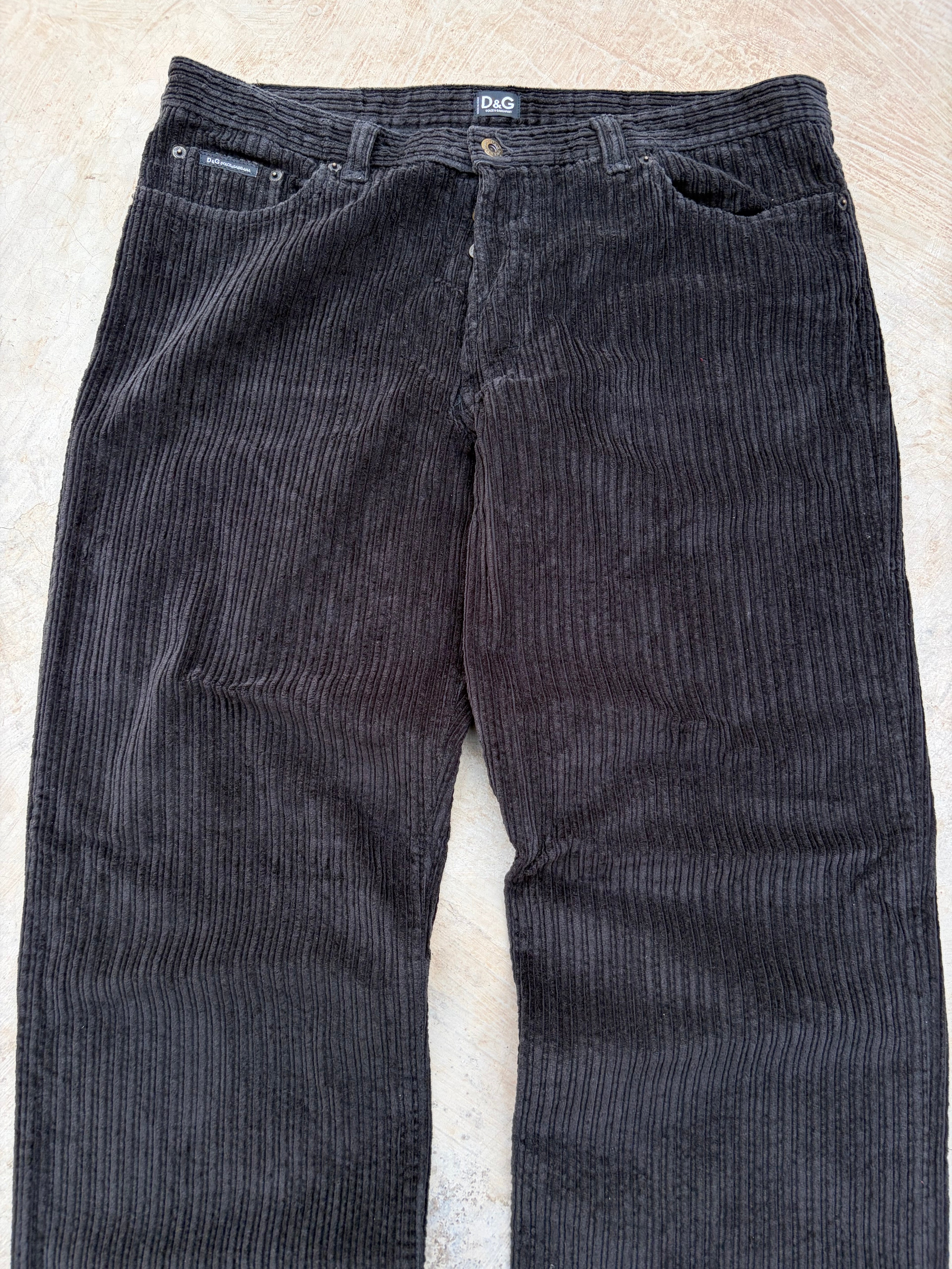 Vintage 90s Dolce & Gabbana Corduroy Jeans 38