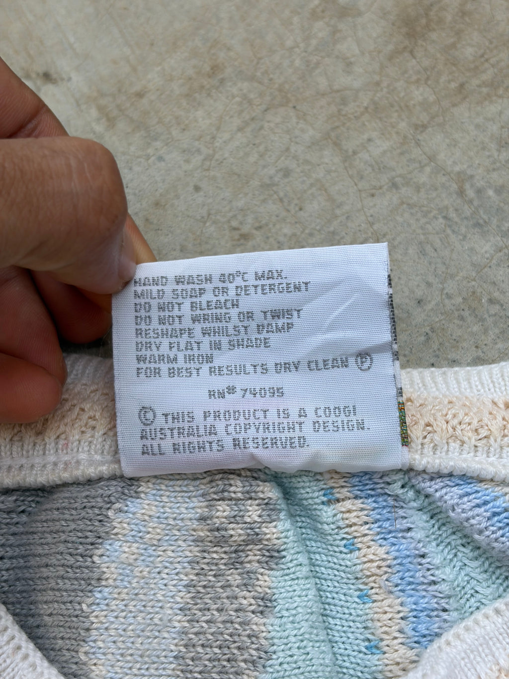 Vintage 90s Coogi 3D Knit Coogi Sweater M