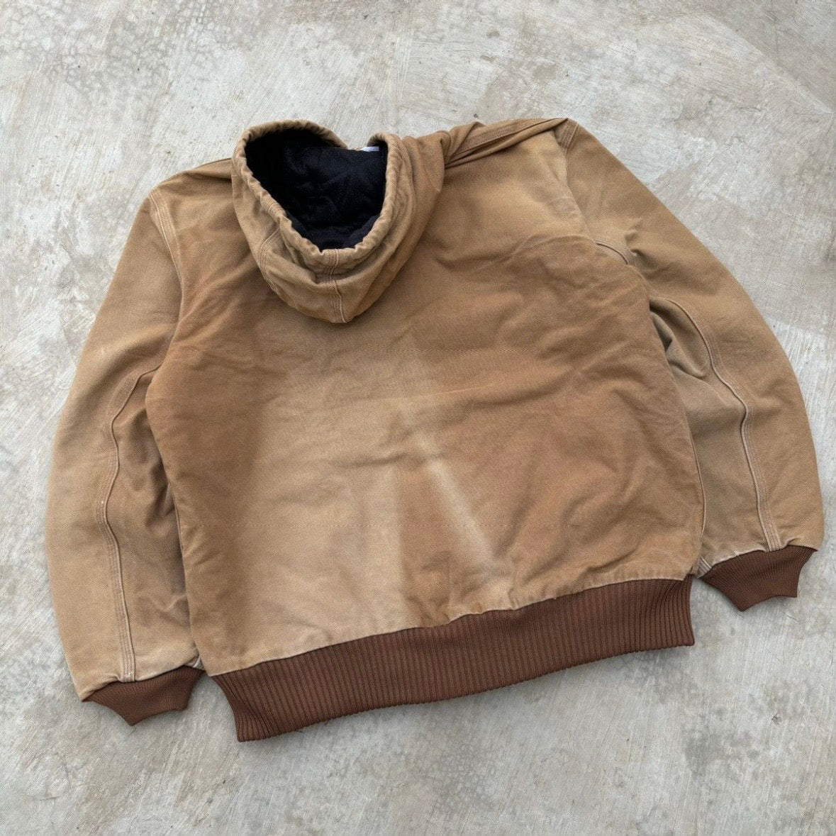 Vintage Sunfaded Carhartt Active Jacket BRN M