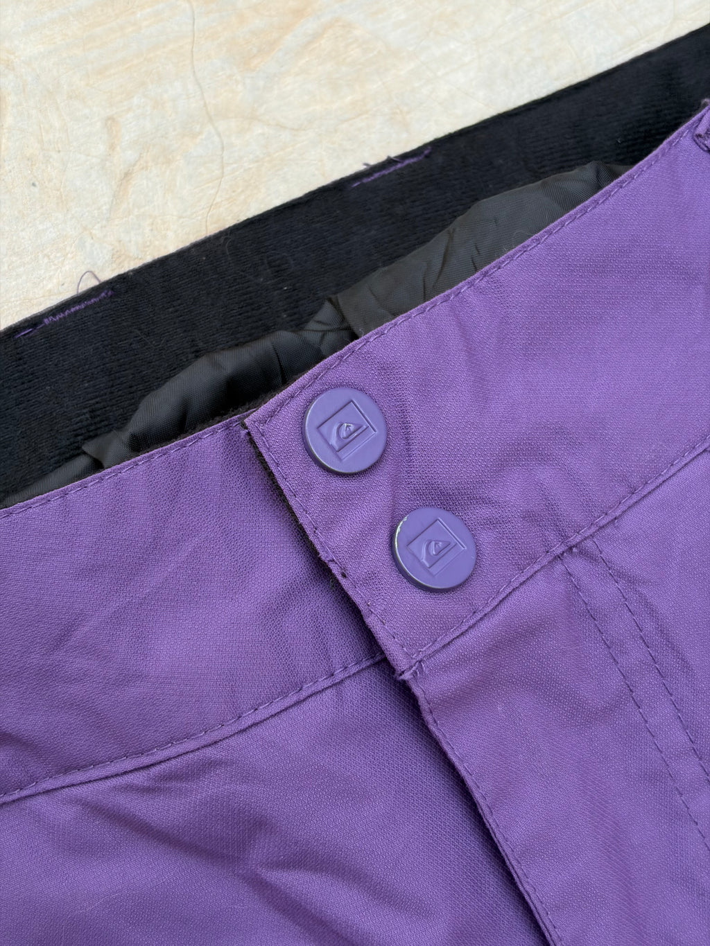 Vintage 00s Quiksilver Purple Insulated Snow Ski Pants 34
