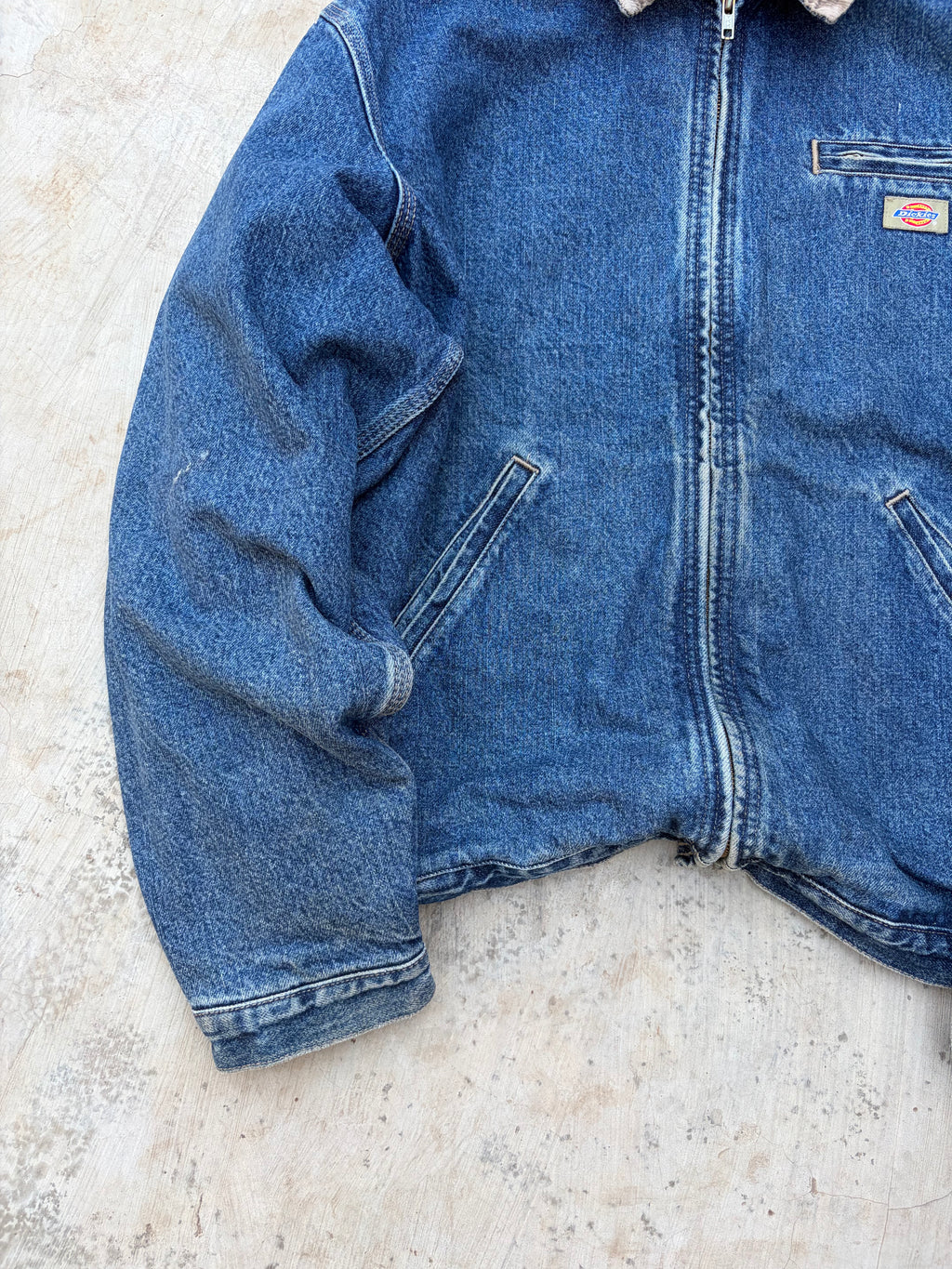Vintage 00s Dickies Detroit Jacket Tan Collar XL