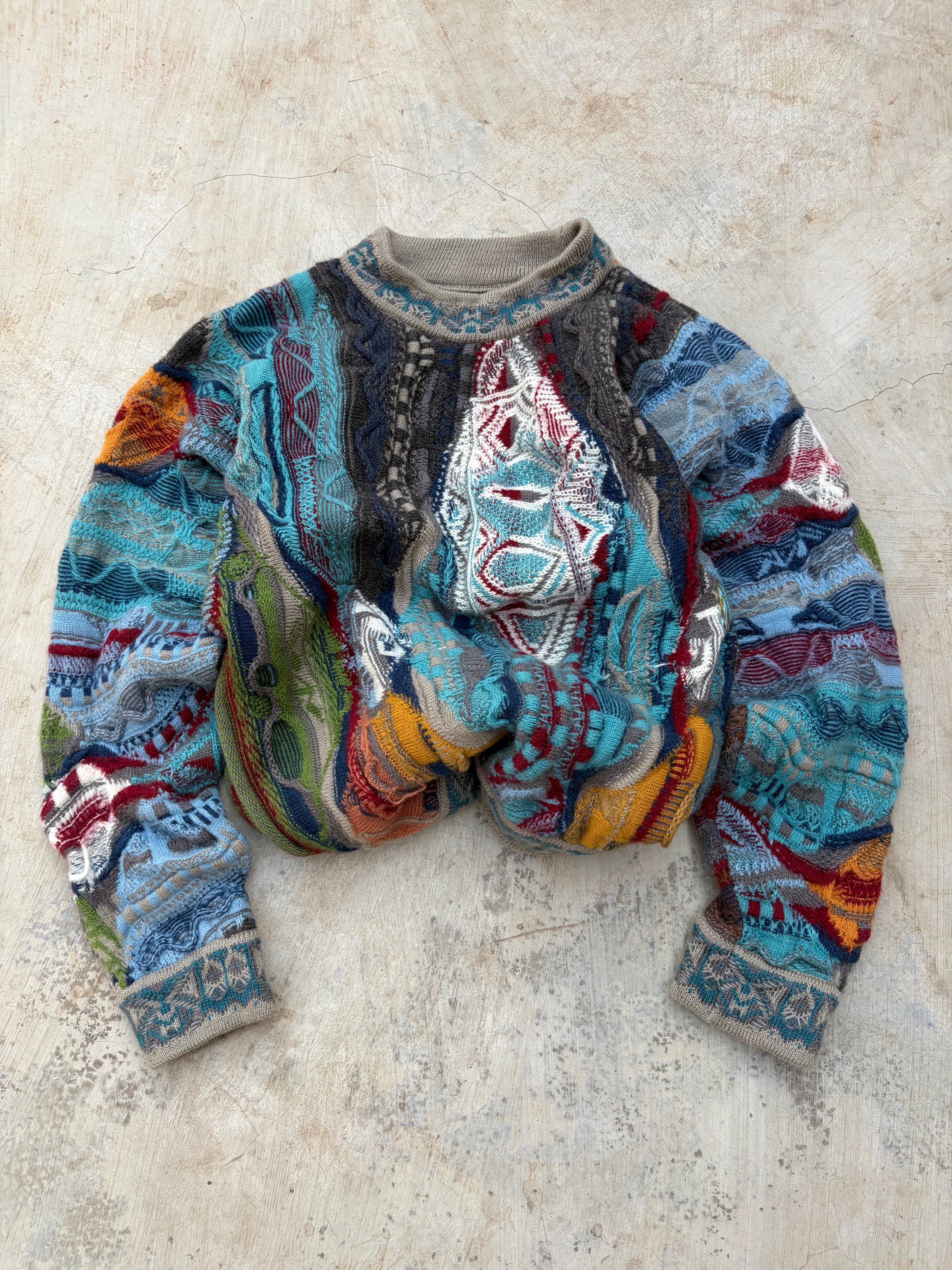 Vintage 90s Coogi 3D Knit Sweater S