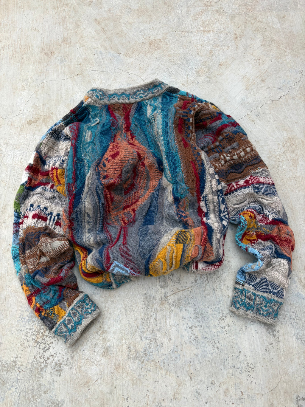 Vintage 90s Coogi 3D Knit Sweater S