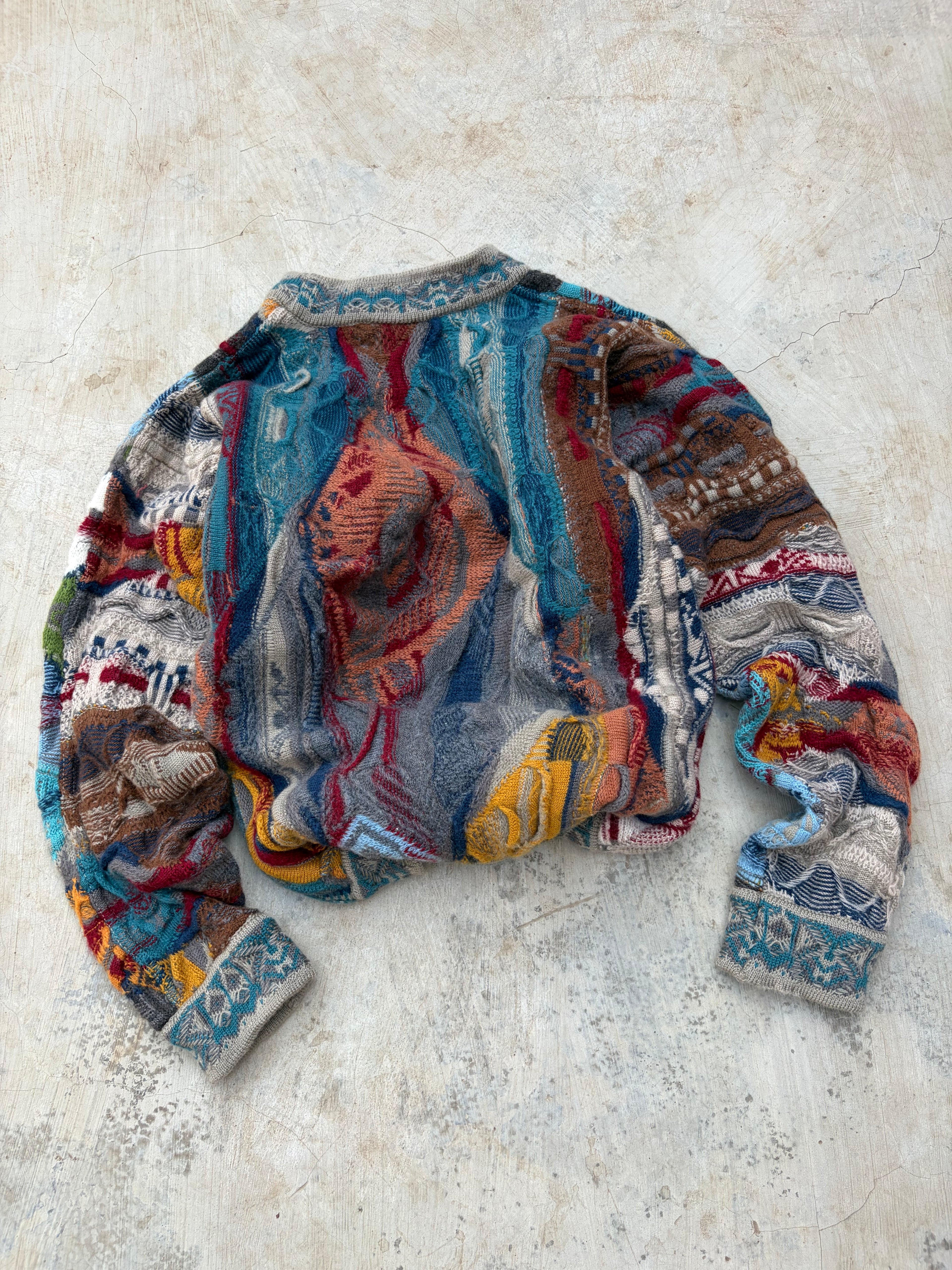 Vintage 90s Coogi 3D Knit Sweater S