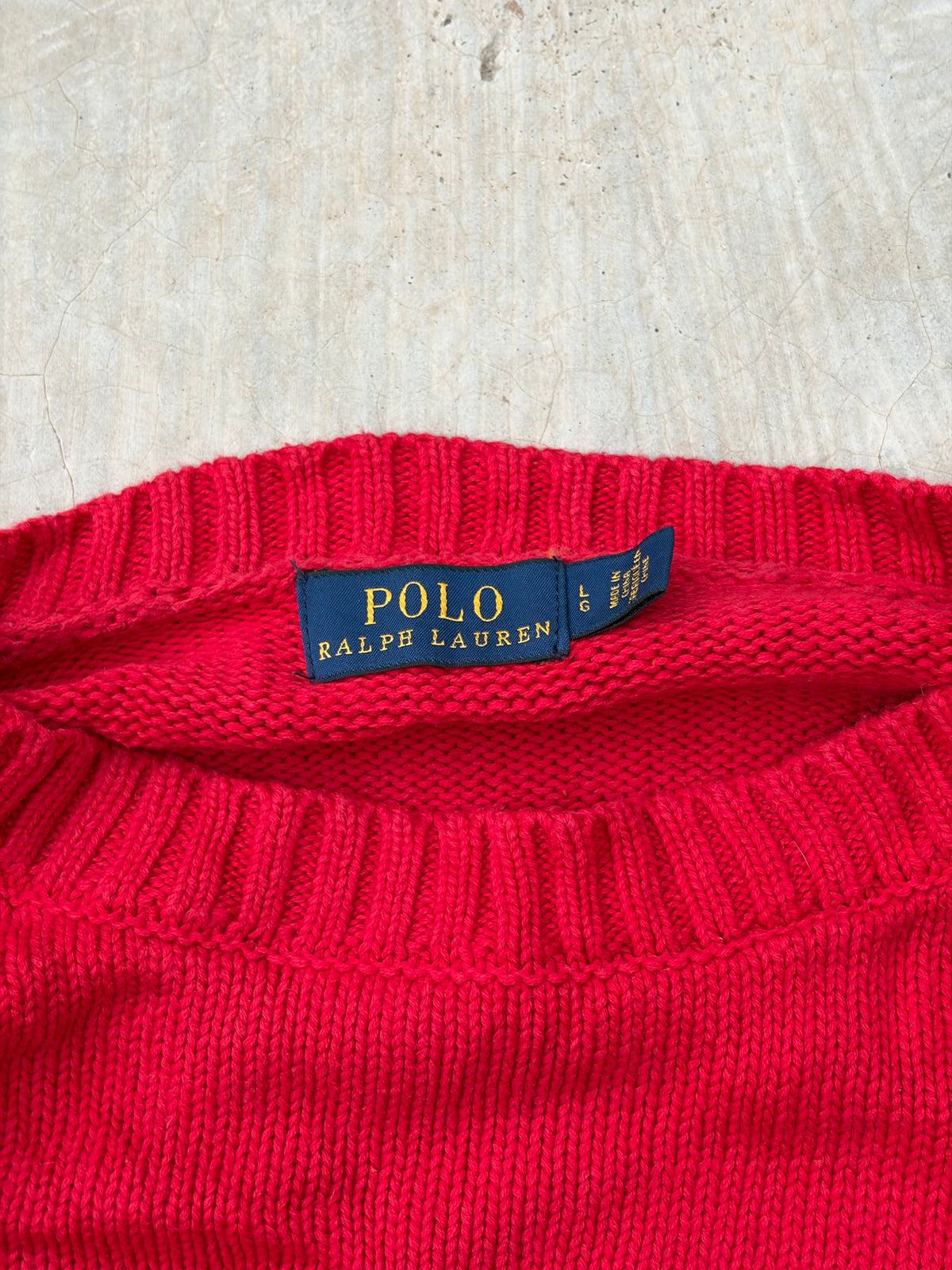 Vintage Polo Ralph Lauren Polo Bear Sweater M