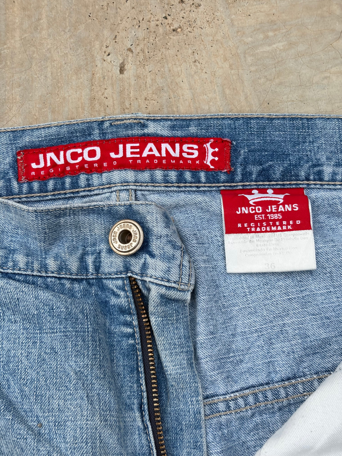 Rare Vintage JNCO Dragon Embroidered Denim Jorts – Y2K Grail 36