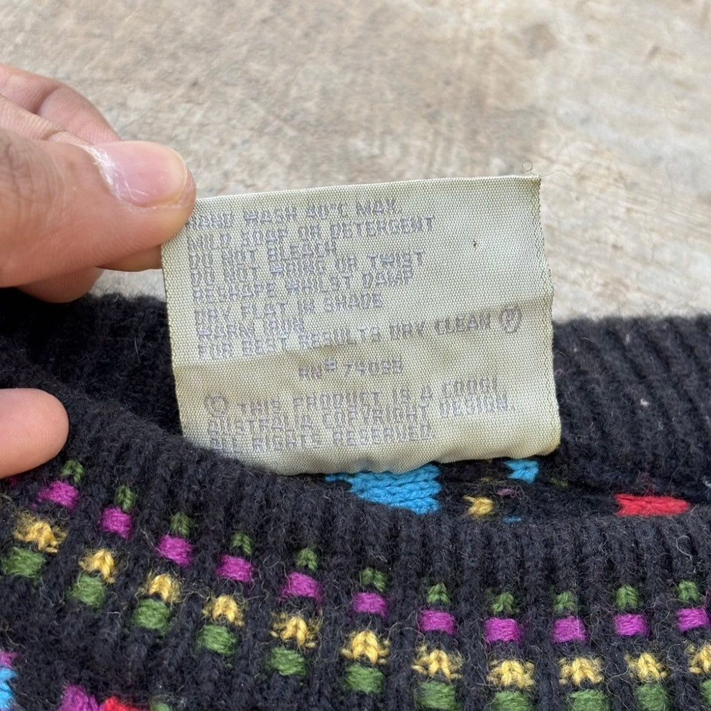 90s Vintage Coogi 3D Knitwear M