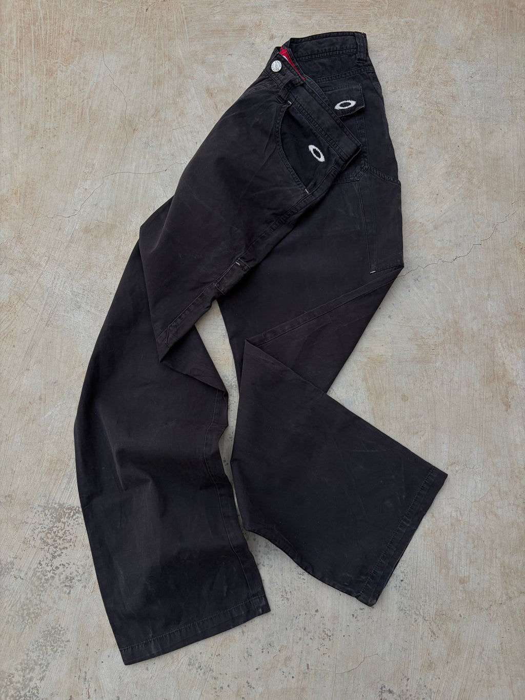 Vintage 00s Oakley Black Carpenter Work Pants 32