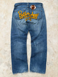 Vintage 00s Bape Nigo ASNKA Spellout Denim Jeans 34