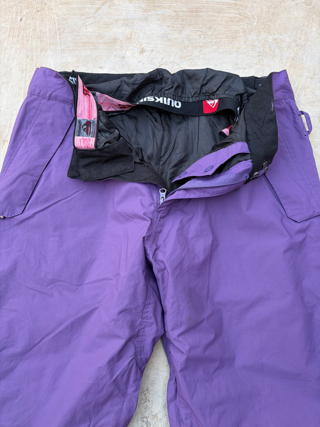 Vintage 00s Quiksilver Purple Insulated Snow Ski Pants 34
