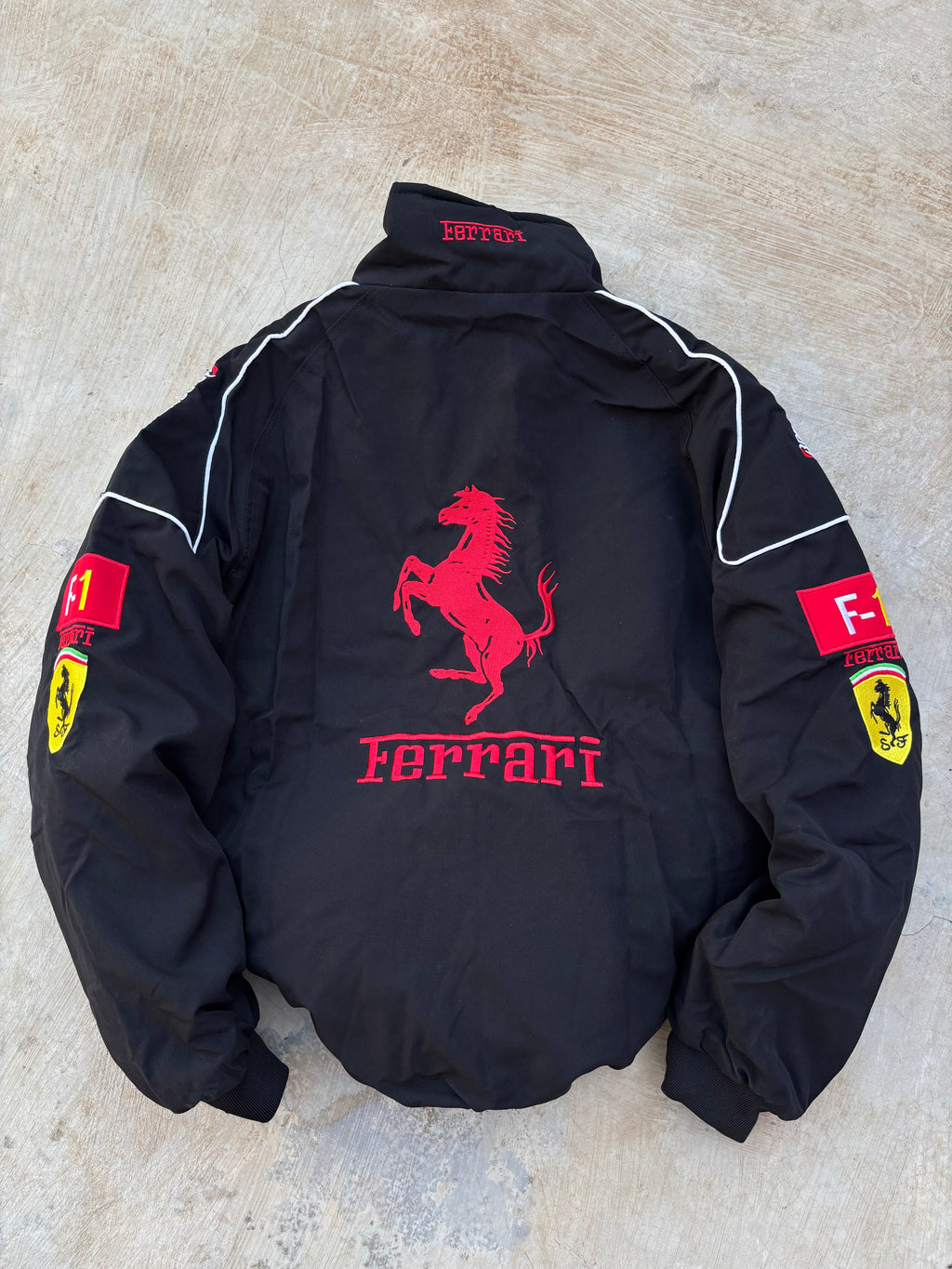 Vintage Ferrari Racing Style Jacket M
