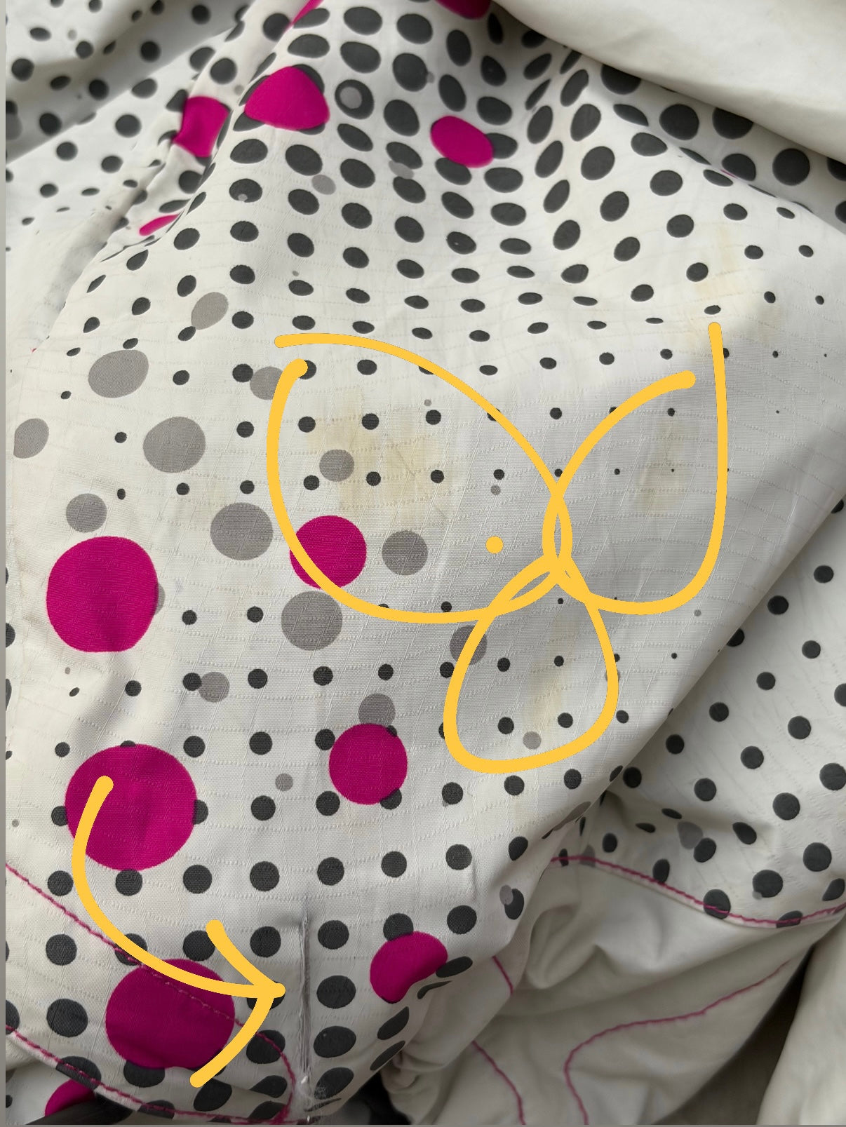 Vintage 00s Oakley Road Fuel Snow Insulated Jacket Polka Dot Panel M