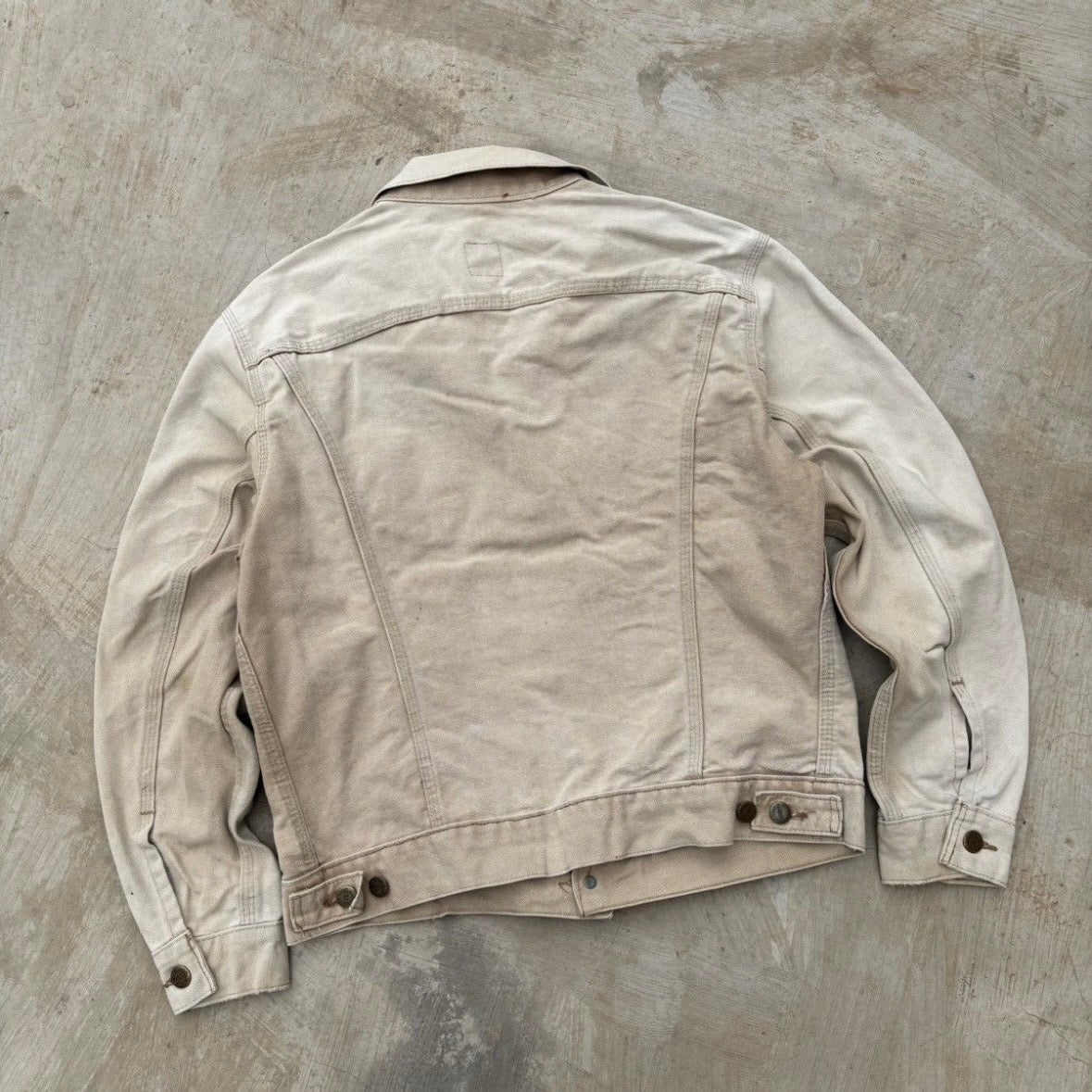 Vintage 80s 1989 100th Anniversary Carhartt Denim Trucker S