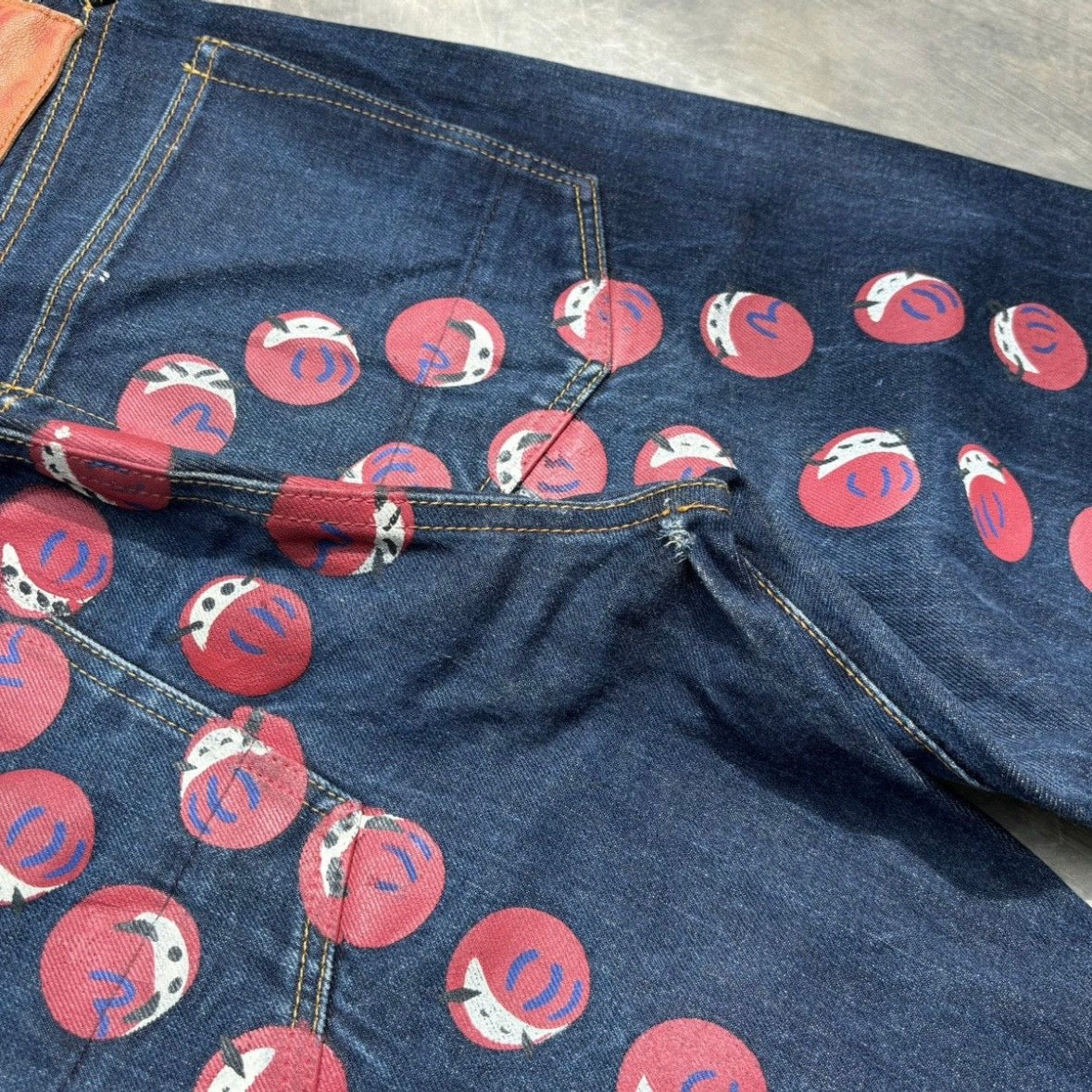 Vintage 00s EVISU Diacock Heritage Jeans 32