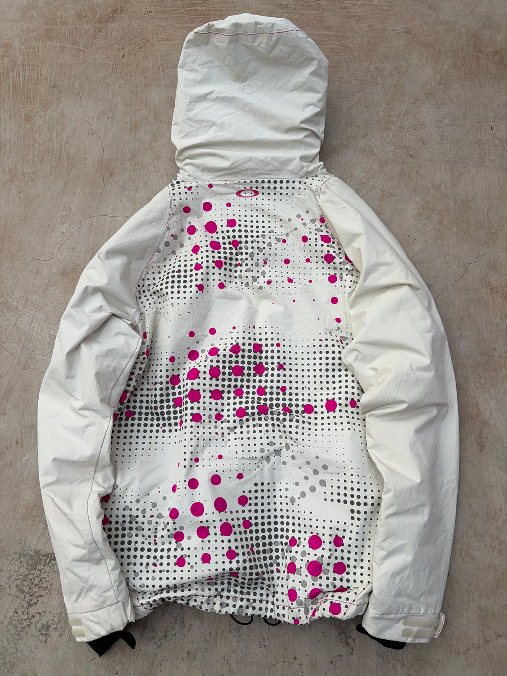 Vintage 00s Oakley Road Fuel Snow Insulated Jacket Polka Dot Panel M