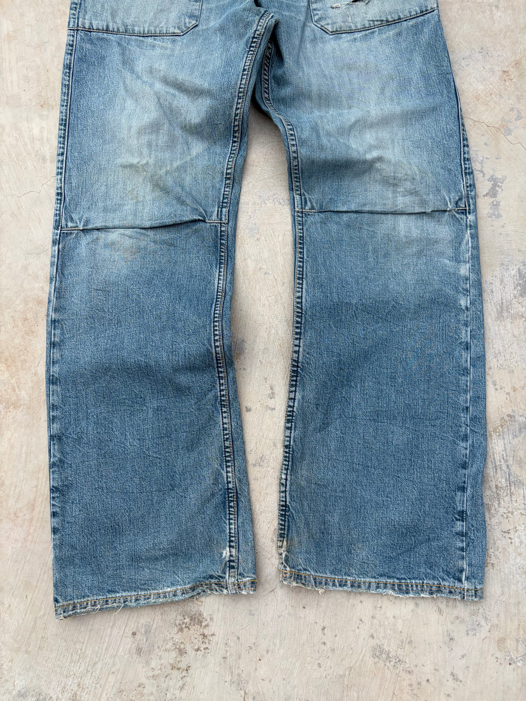 Rare Vintage Levi’s Engineered Jeans – Asymmetric Button Fly Denim 34