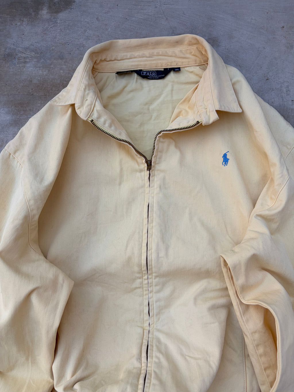 90s Vintage Polo Ralph Lauren Harrington Jacket Made in USA XL