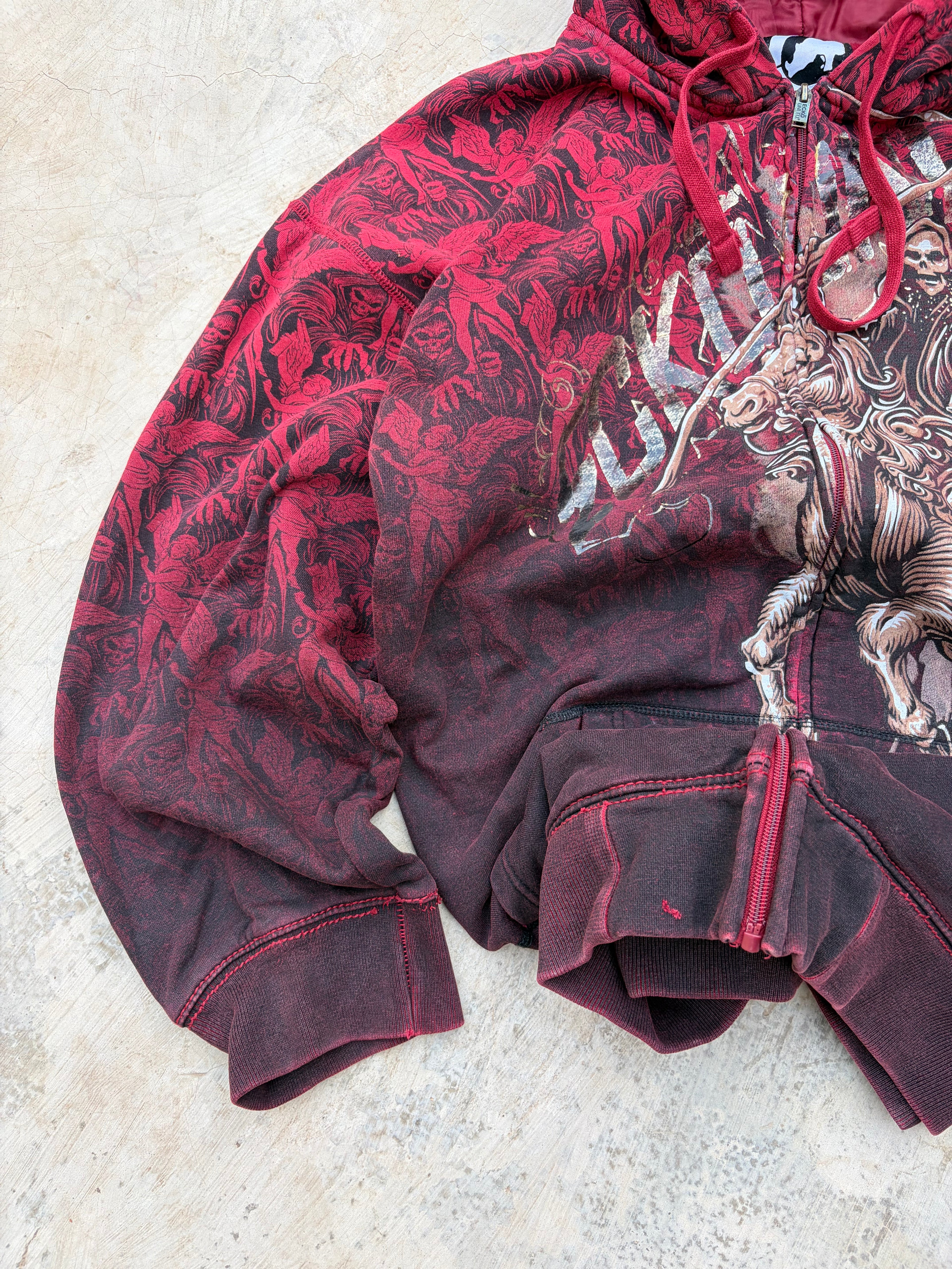 Vintage 00s Ecko UNLTD Zip Hoodie 3XL Oversized