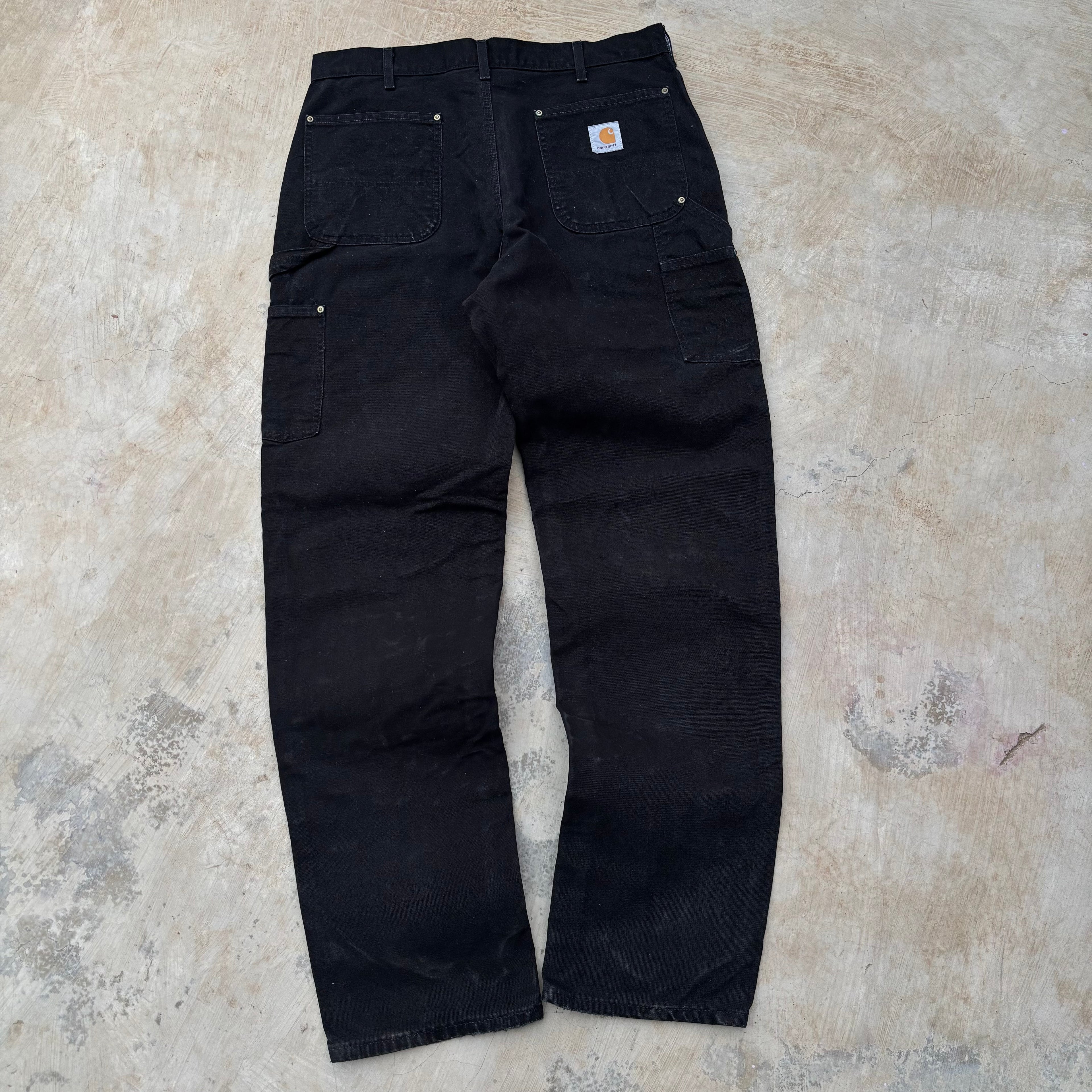 Vintage 00s Carhartt Double Knee B136 BLK (36)