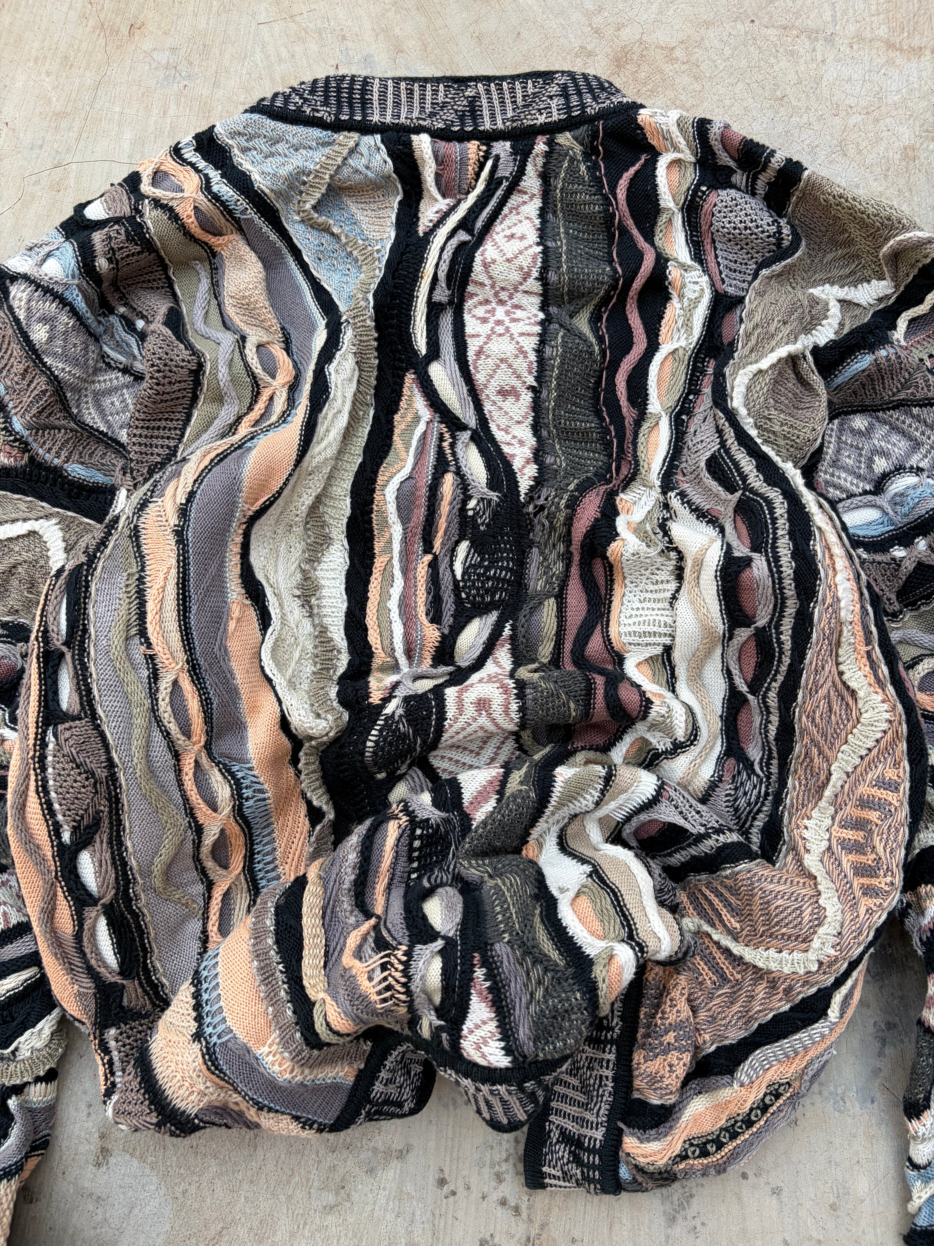 Vintage 90s Coogi 3D Knit Sweater L