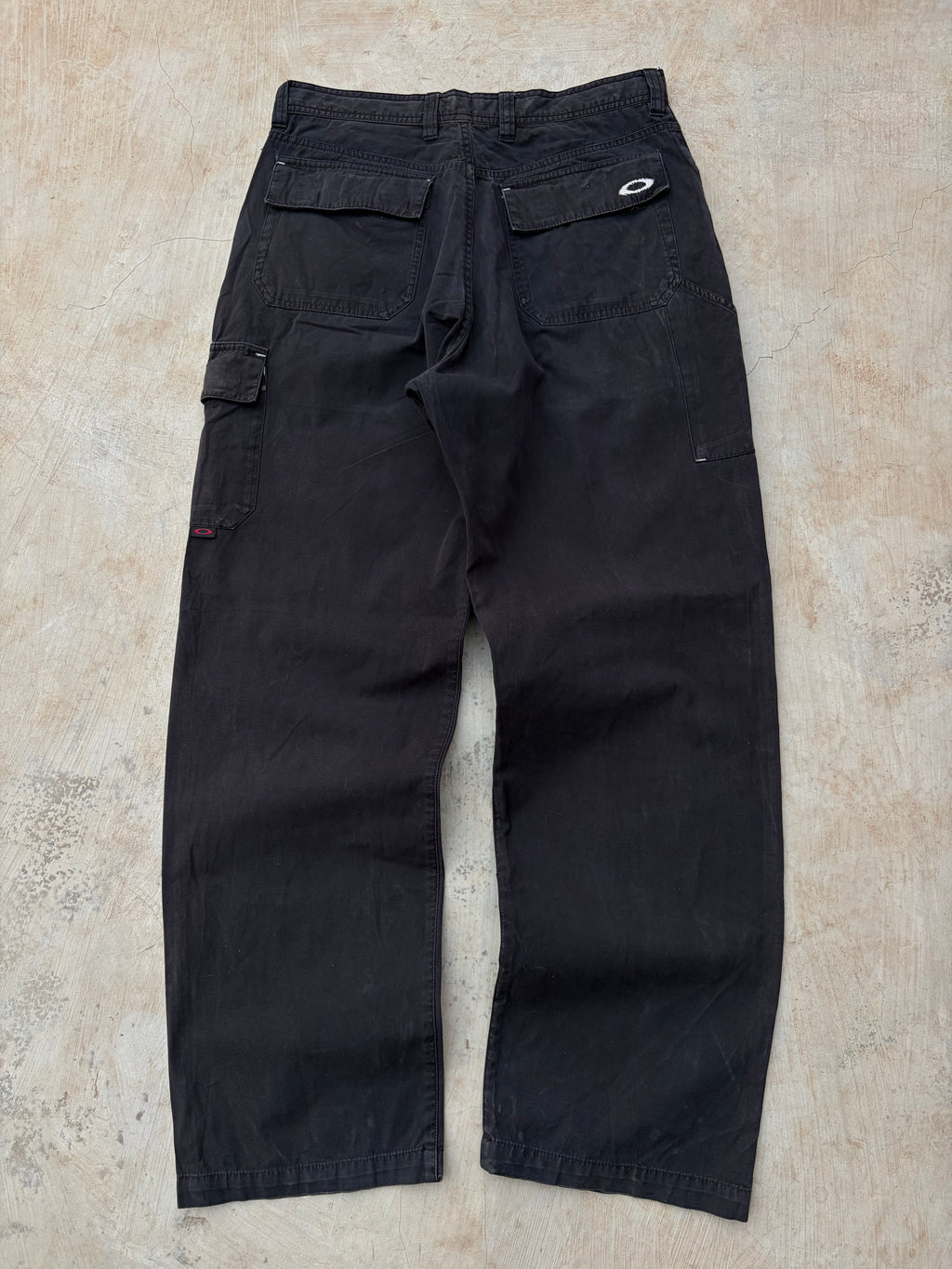 Vintage 00s Oakley Black Carpenter Work Pants 32