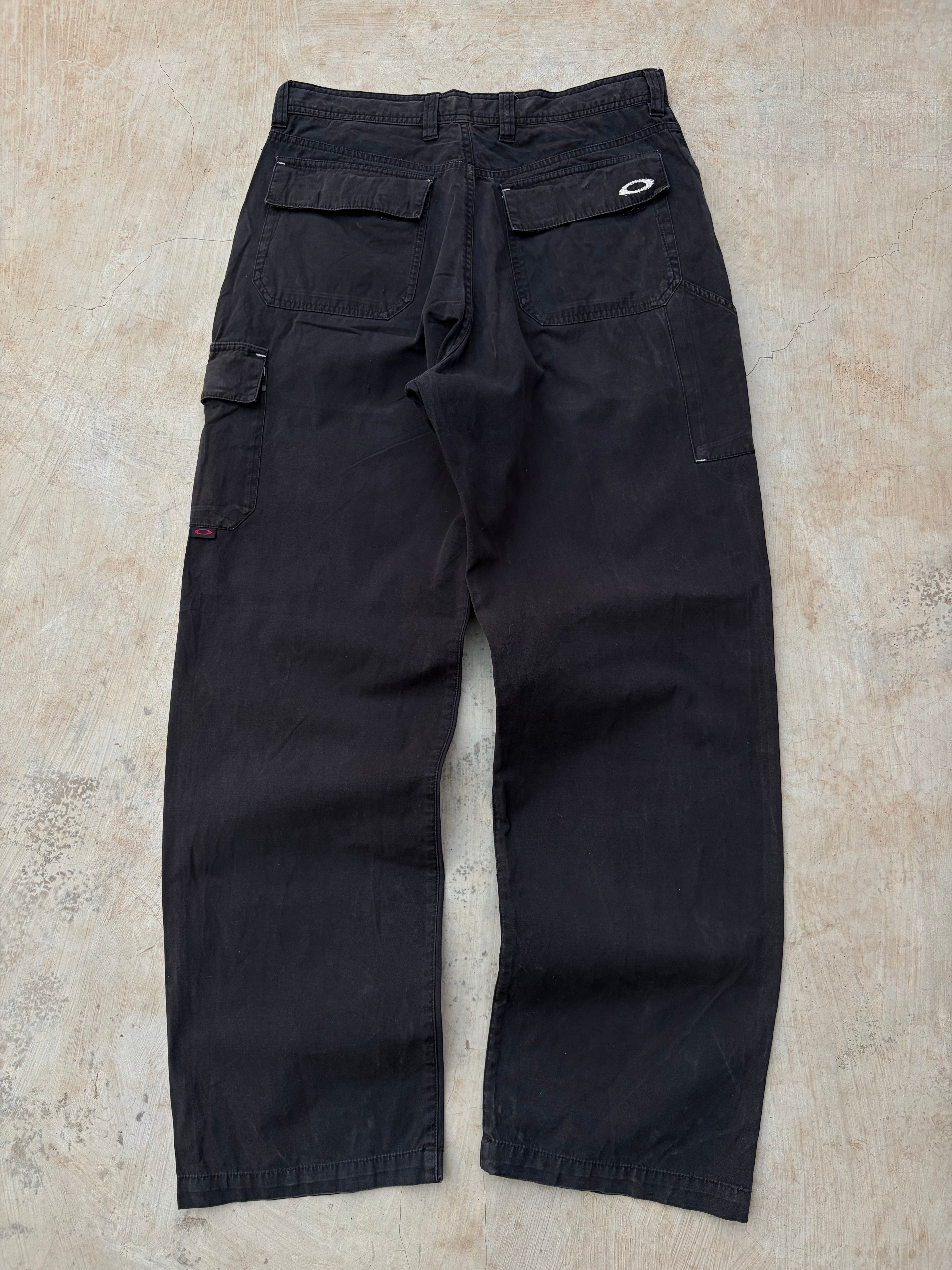 Vintage 00s Oakley Black Carpenter Work Pants 32