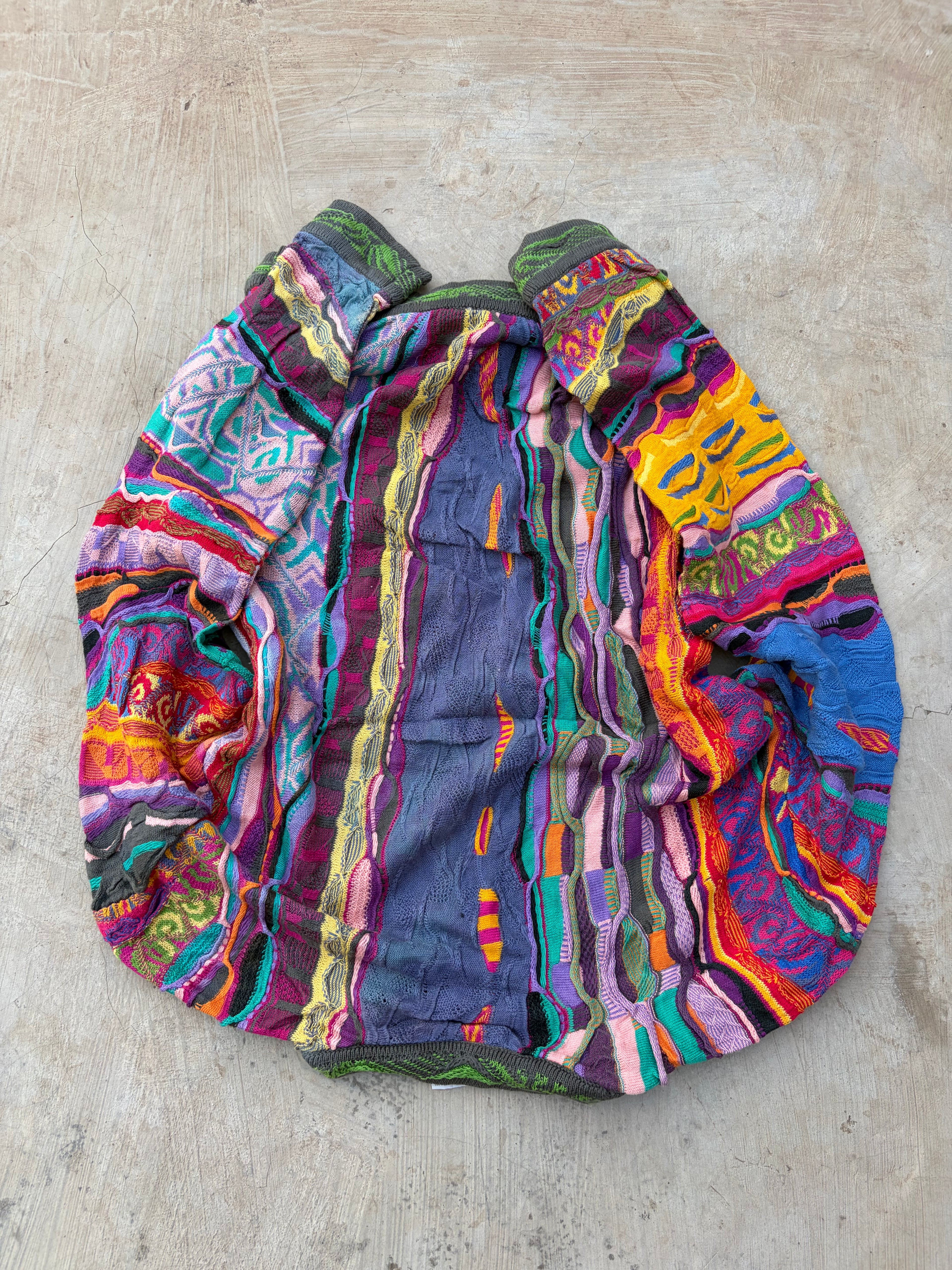 Vintage 90s Coogi Australia Mercerised Cotton Knit Sweater SS