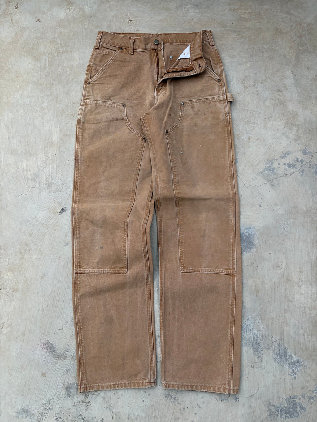 Vintage Carhartt B136 BRN Double Knee Carpenter Pants 31