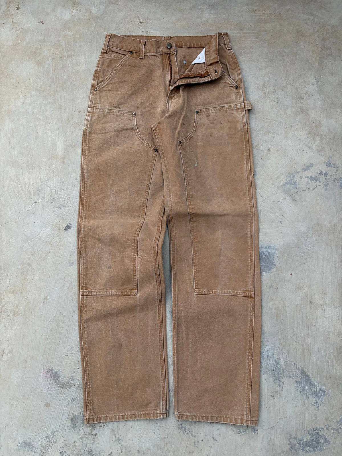 Vintage Carhartt B136 BRN Double Knee Carpenter Pants 31