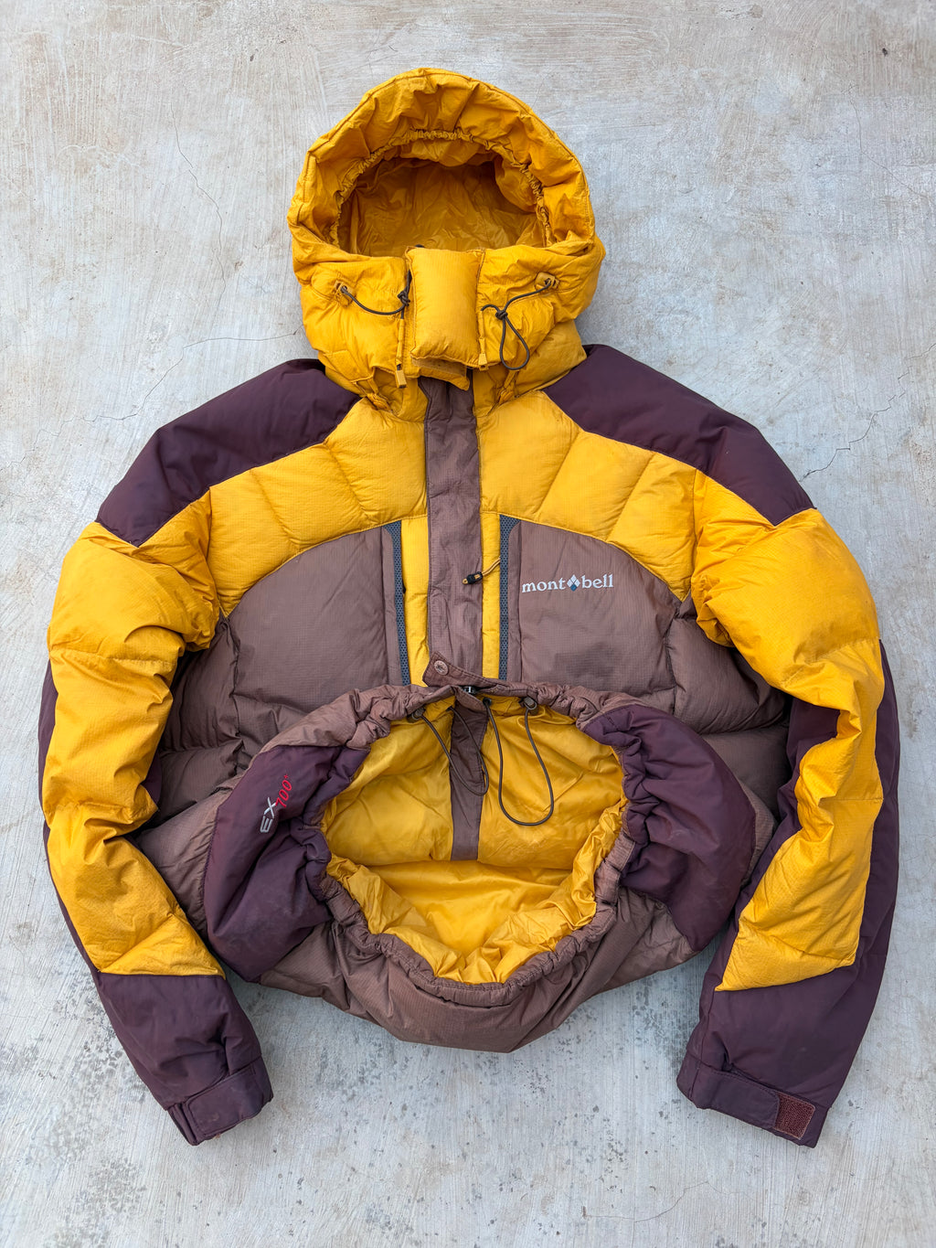 Vintage 00s Montbell EX700 puffer down jacket L