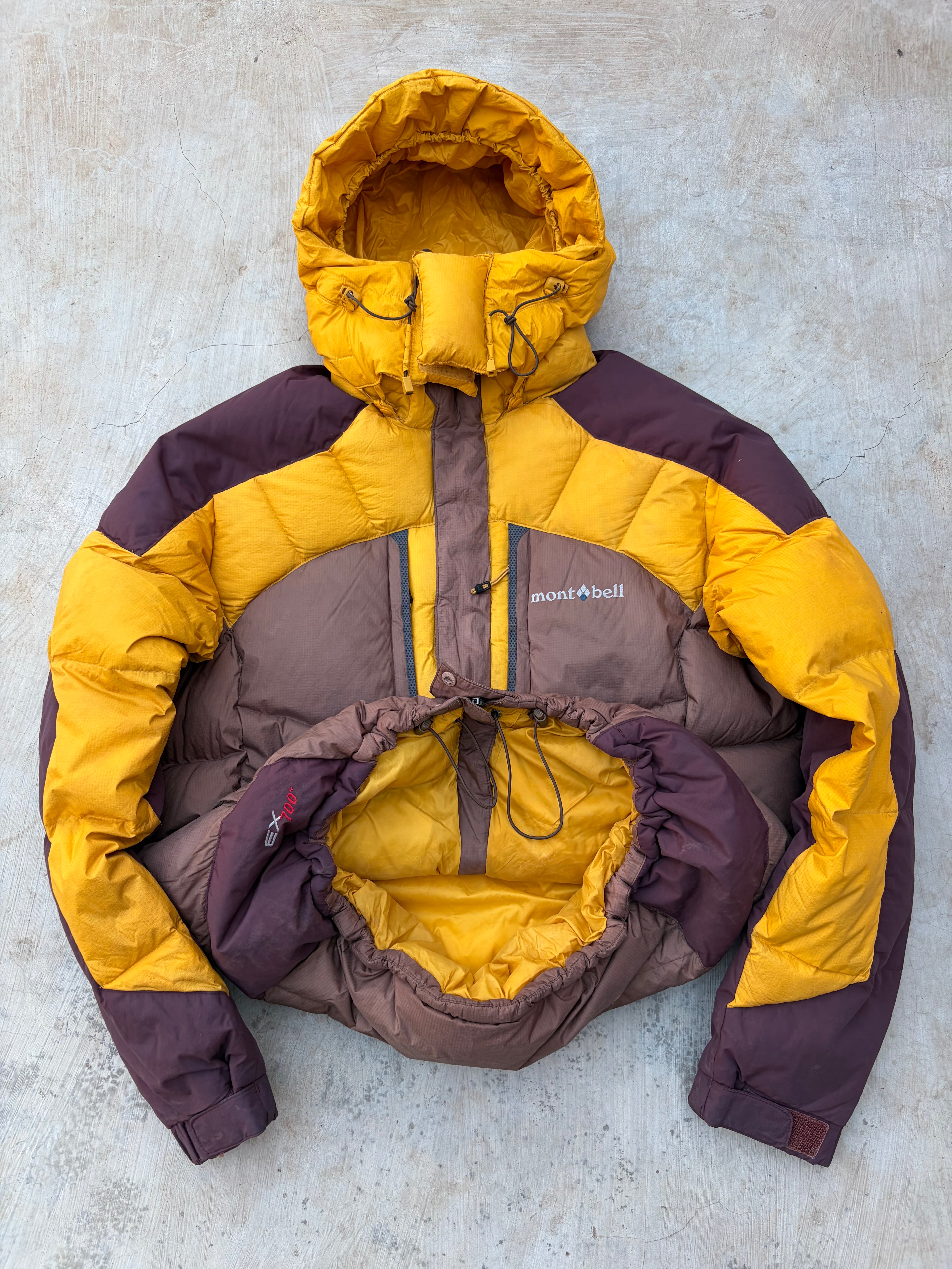 Vintage 00s Montbell EX700 puffer down jacket L