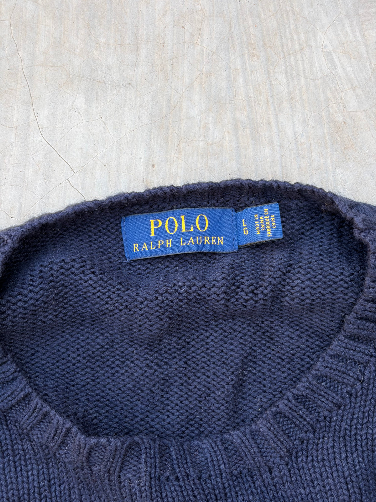Vintage Polo Ralph Lauren USA Flag Sweater L