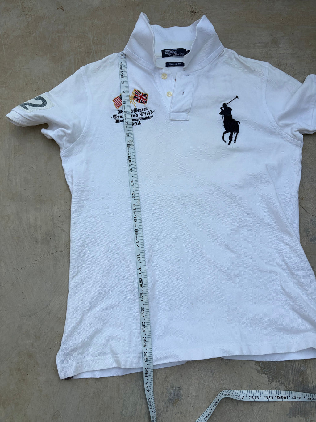 Vintage Polo Ralph Lauren USA Track & Field Polo Shirt S